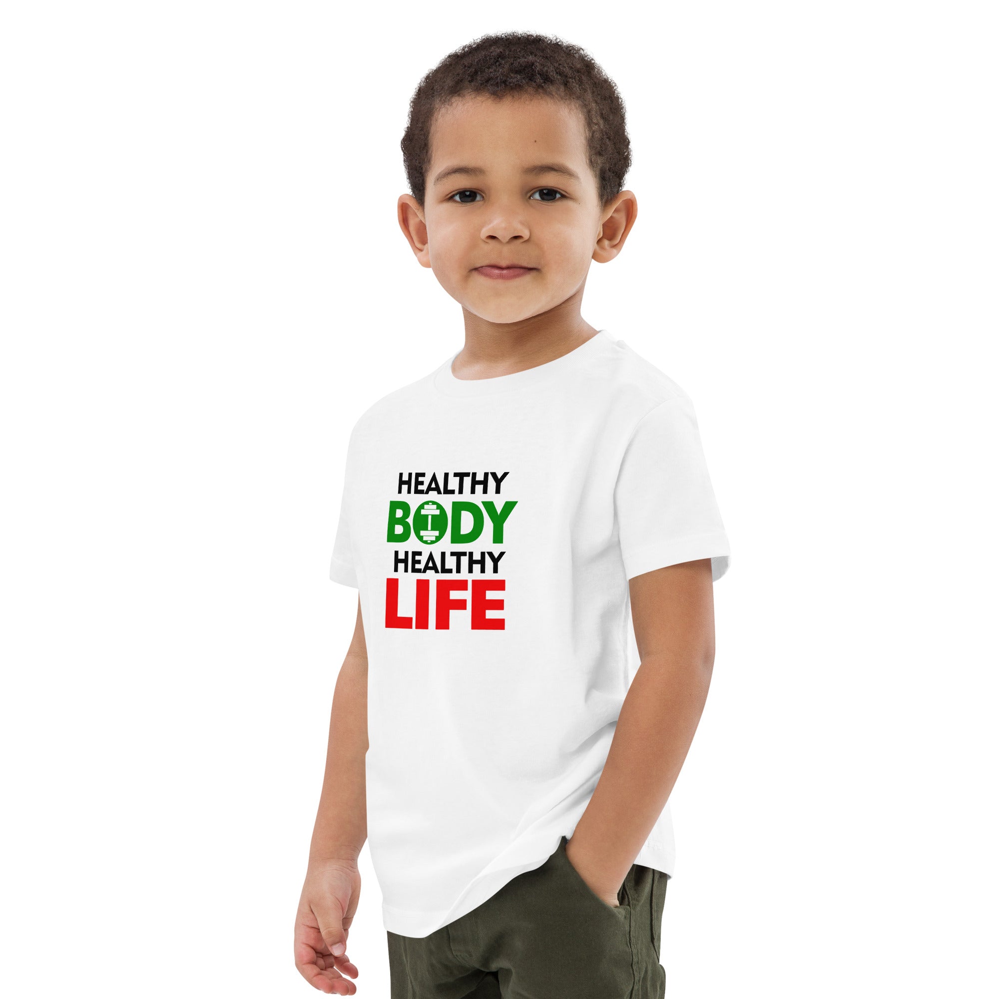 HEALTHY BODY HEALTHY LIFE - Organic cotton kids t-shirt