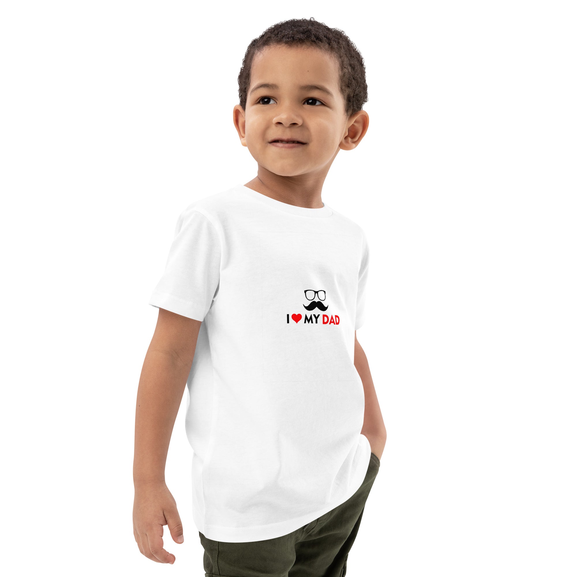 I LOVE MY DAD - Organic cotton kids t-shirt