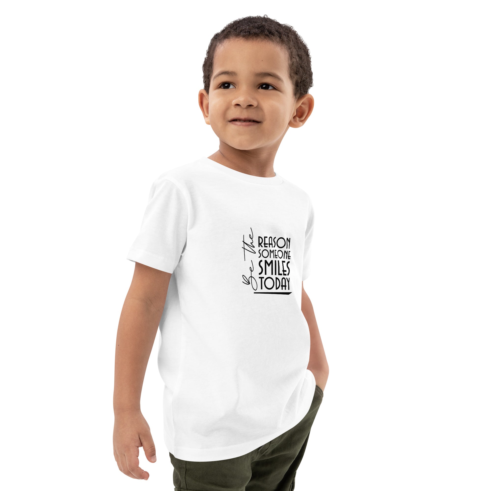 BE THE REASON SOMEONE SMILES TODAY - Organic cotton kids t-shirt