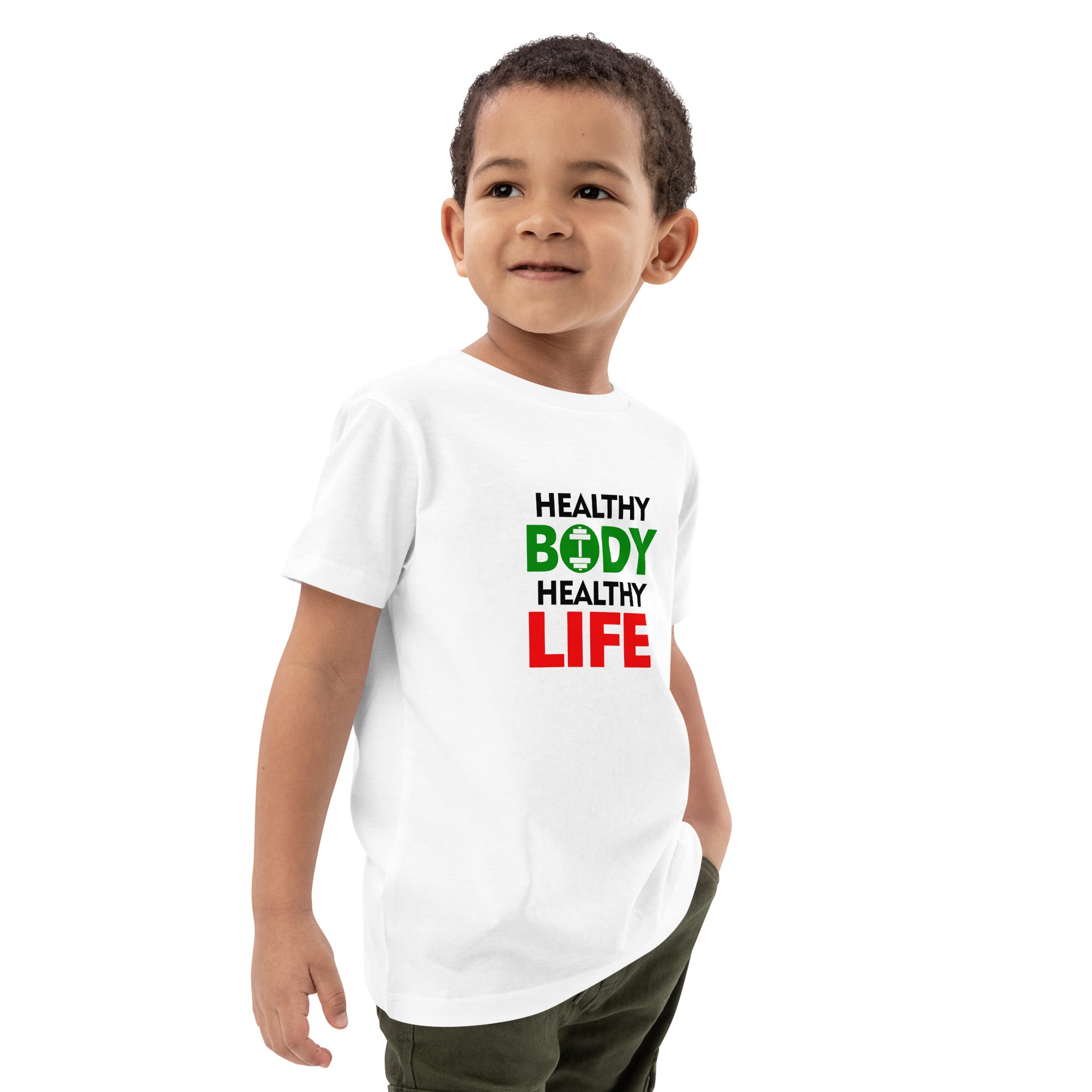 HEALTHY BODY HEALTHY LIFE - Organic cotton kids t-shirt