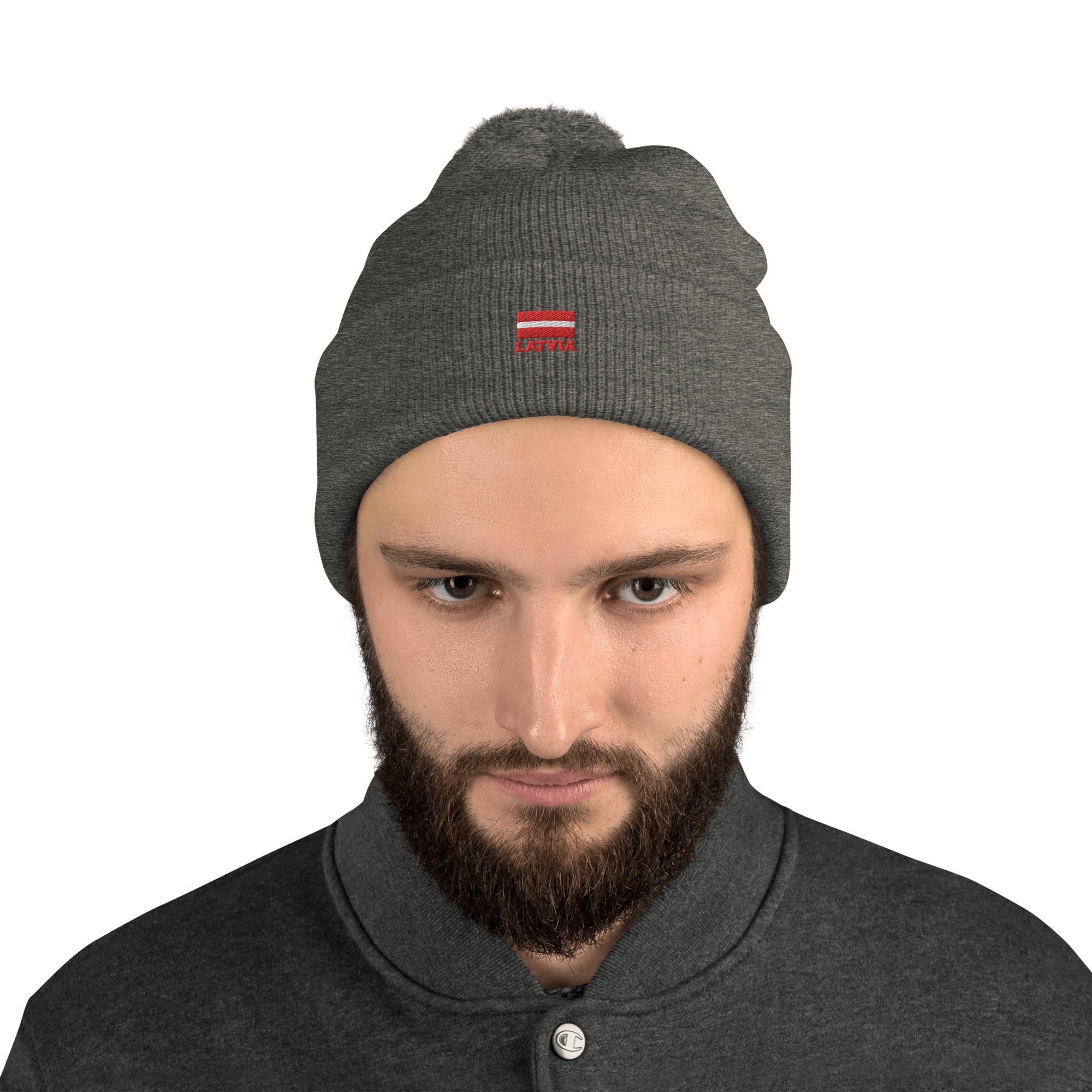 LATVIA - Pom-Pom Beanie