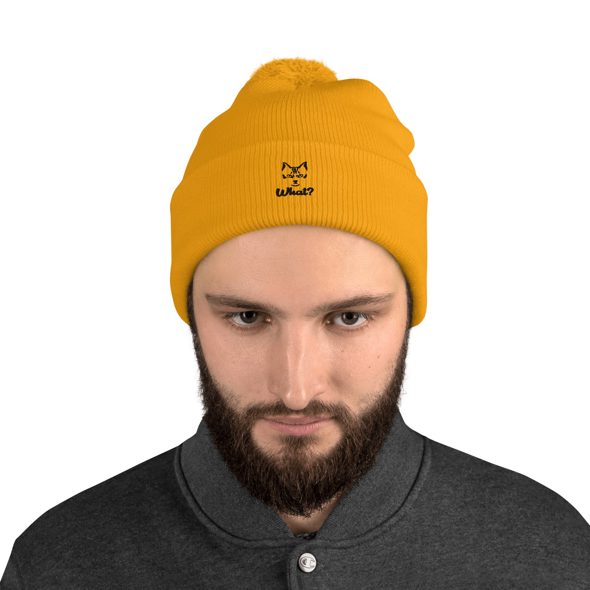 WHAT? - Pom-Pom Beanie