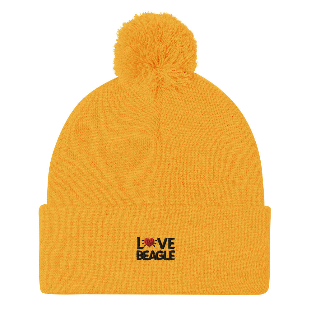 LOVE BEAGLE - Pom-Pom Beanie