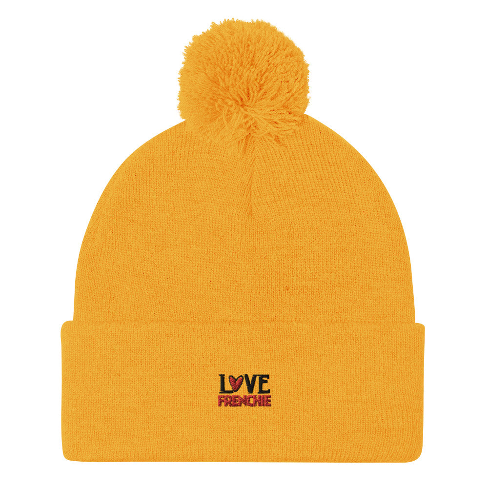 LOVE FRENCHIE - Pom-Pom Beanie