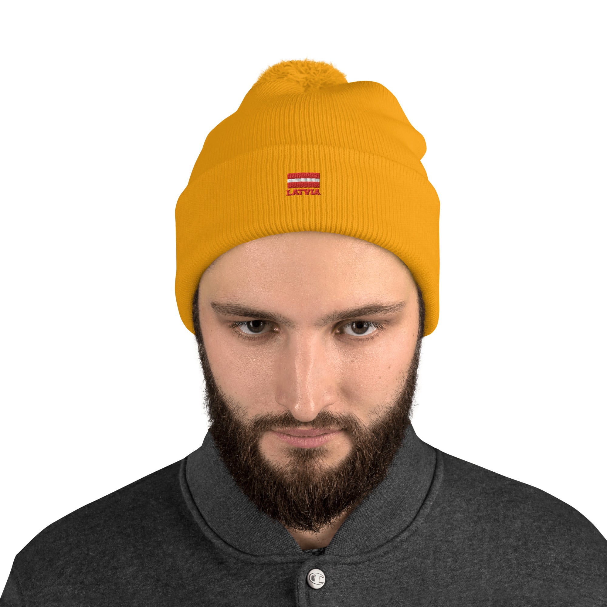 LATVIA - Pom-Pom Beanie