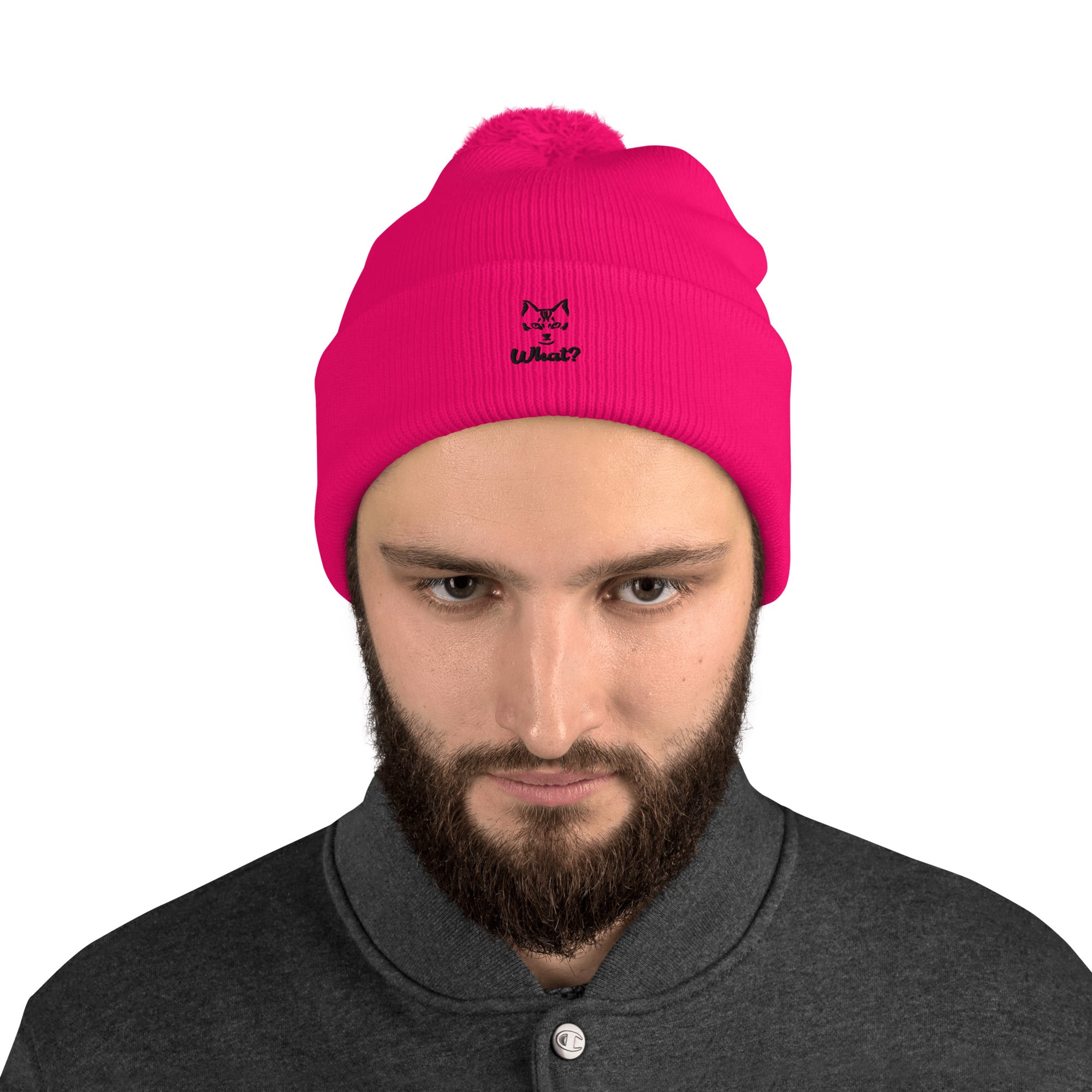 WHAT? - Pom-Pom Beanie