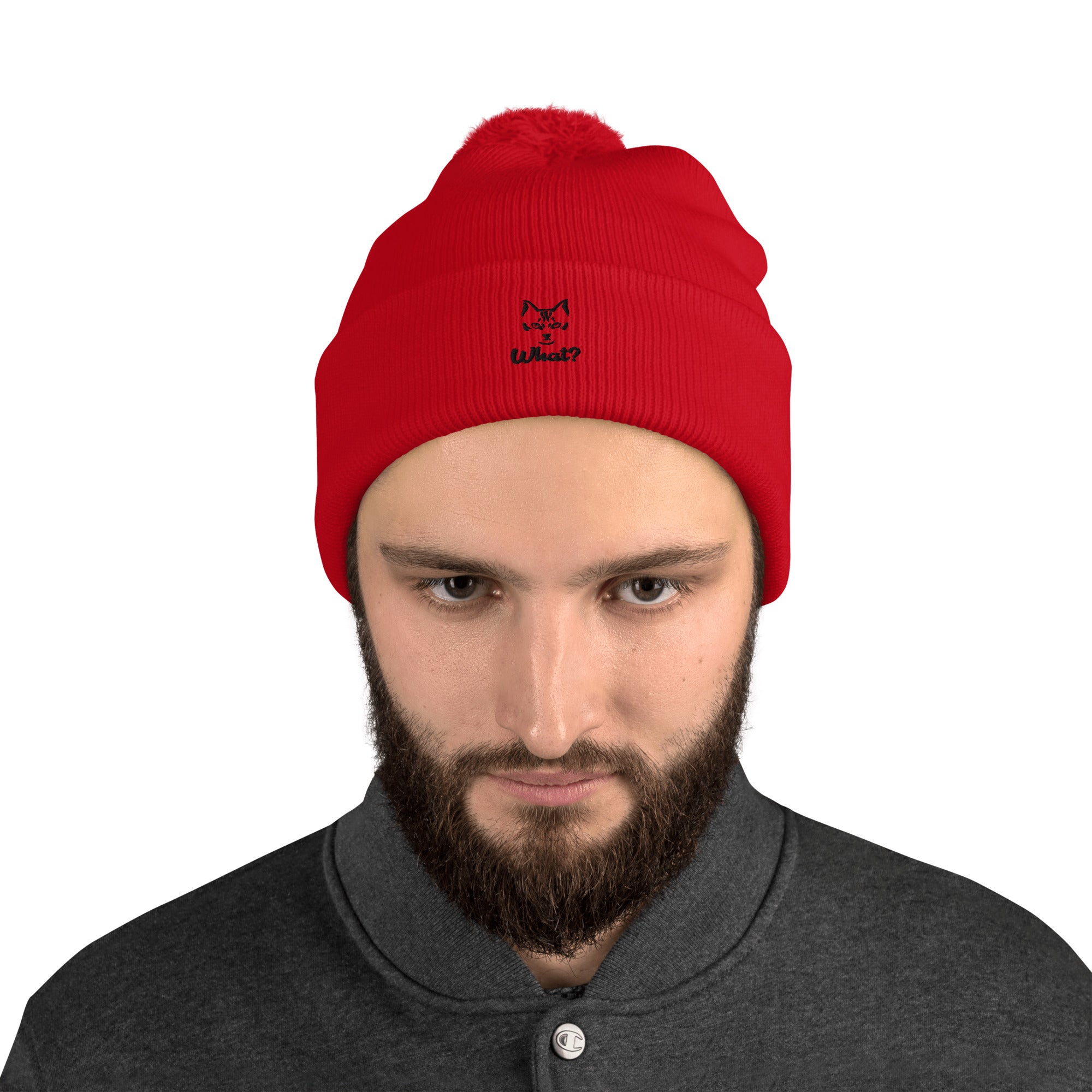 WHAT? - Pom-Pom Beanie