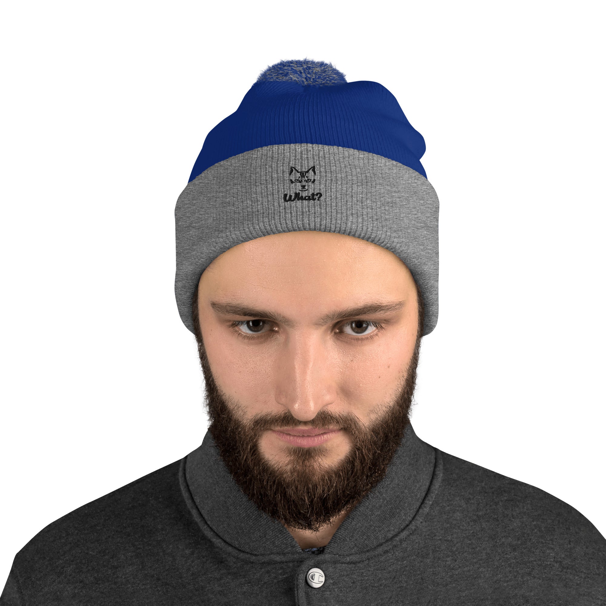 WHAT? - Pom-Pom Beanie