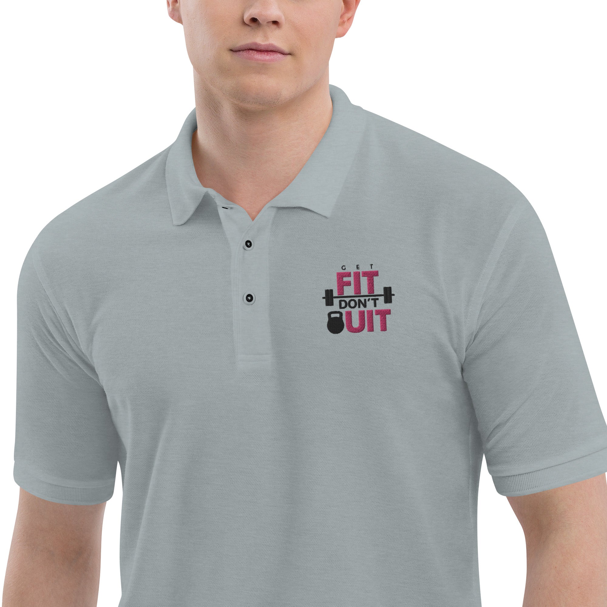 GET FIT DON'T QUIT - Men's Premium Polo