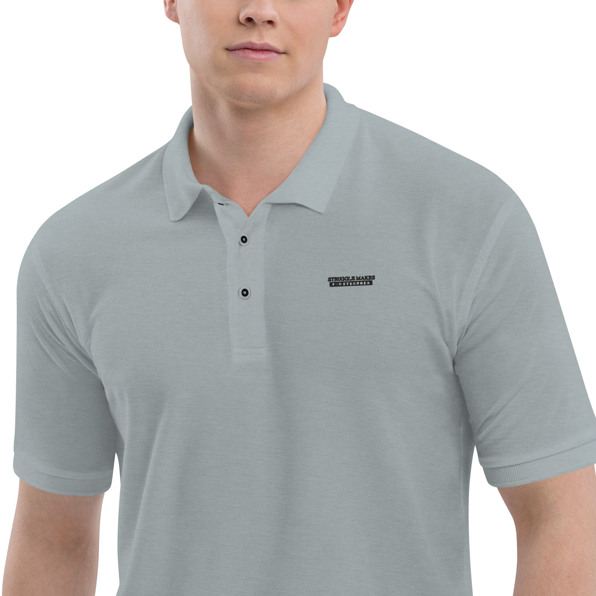 STRUGGLE MAKES YOU STRONGER - Men's Premium Polo