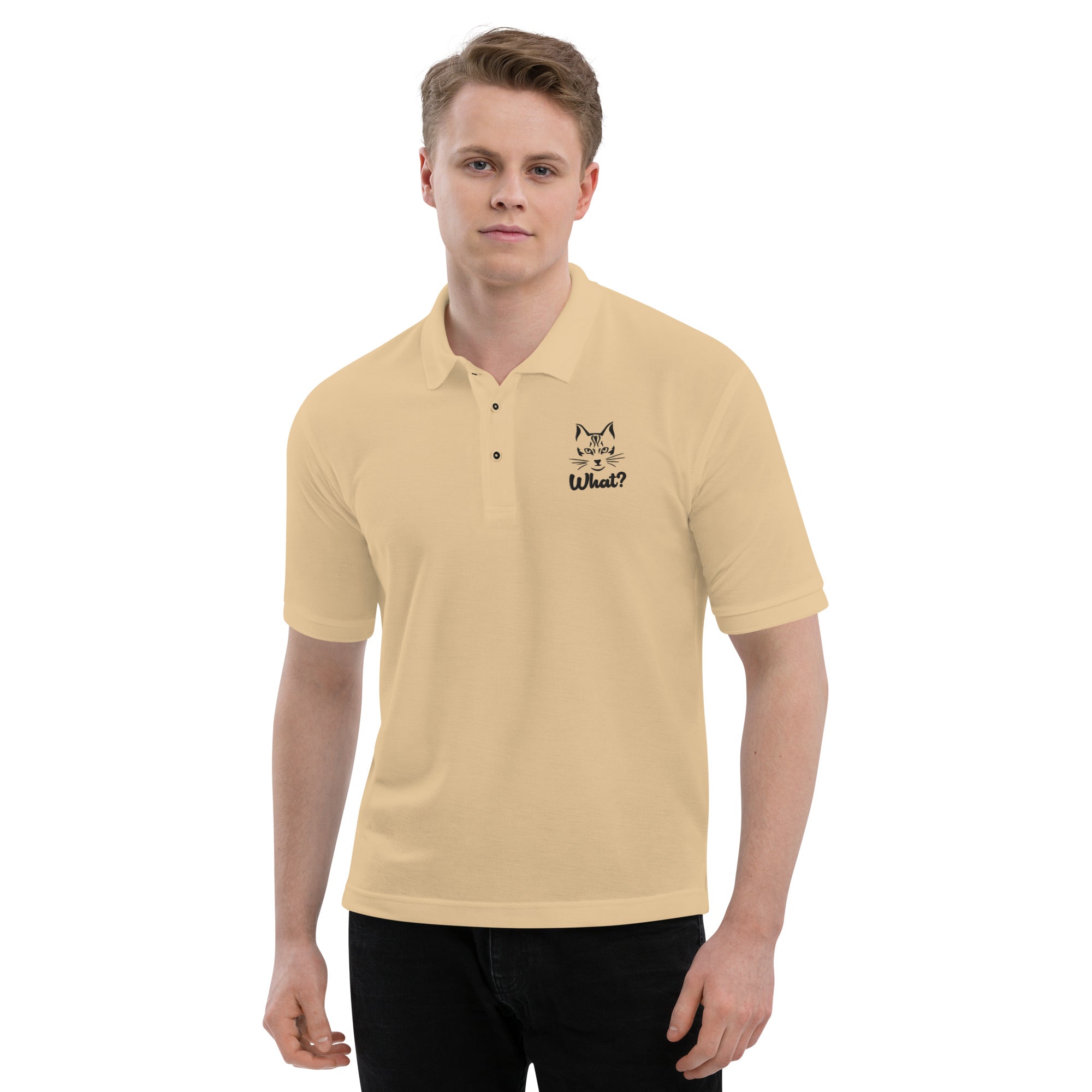 WHAT? - Men's Premium Polo