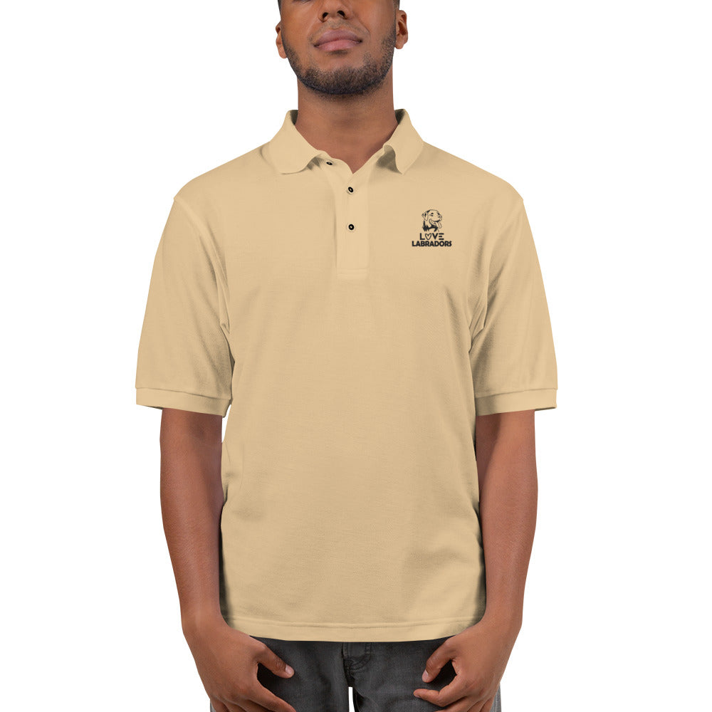 LOVE LABRADORS - Men's Premium Polo