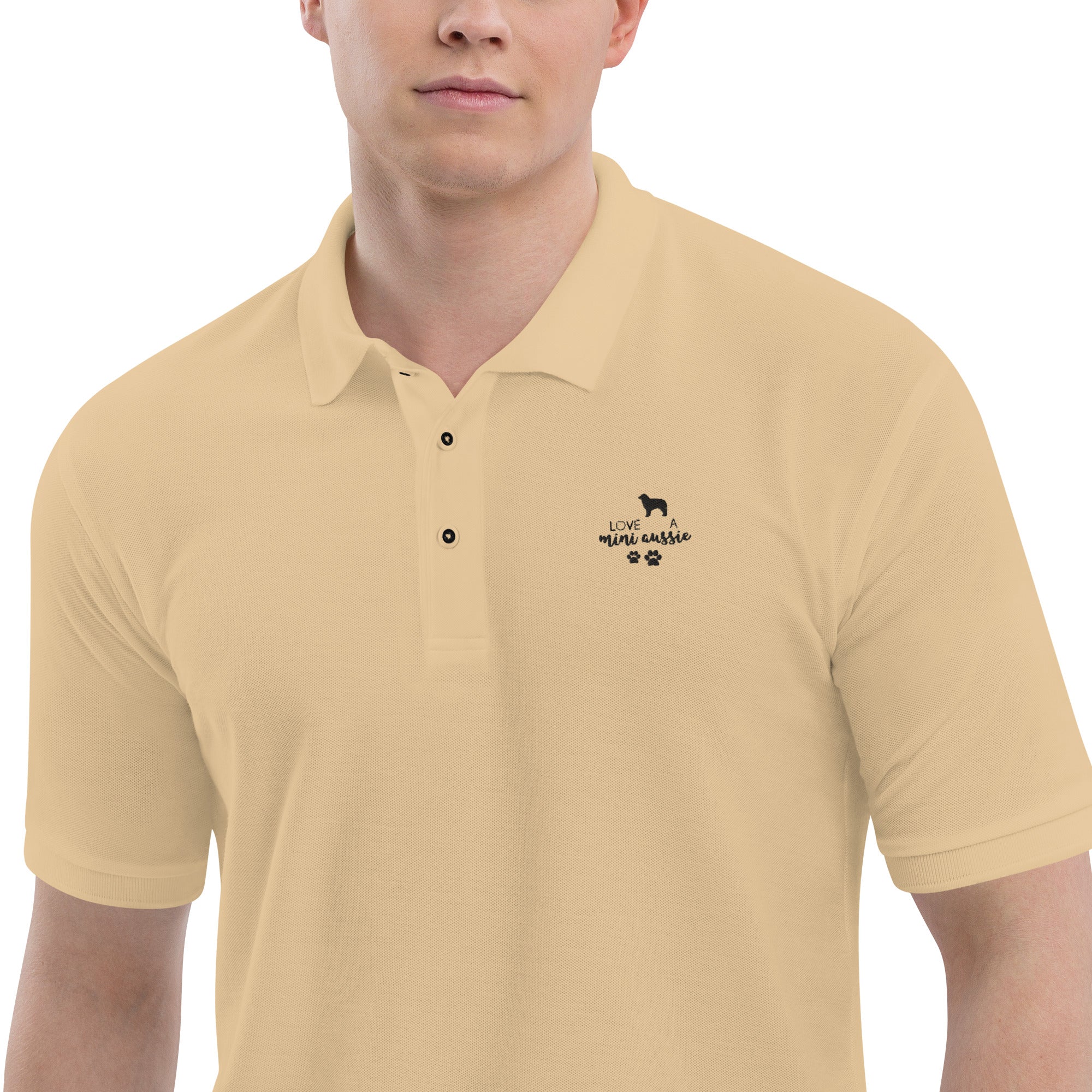 LOVED BY A MINI AUSSIE - Men's Premium Polo