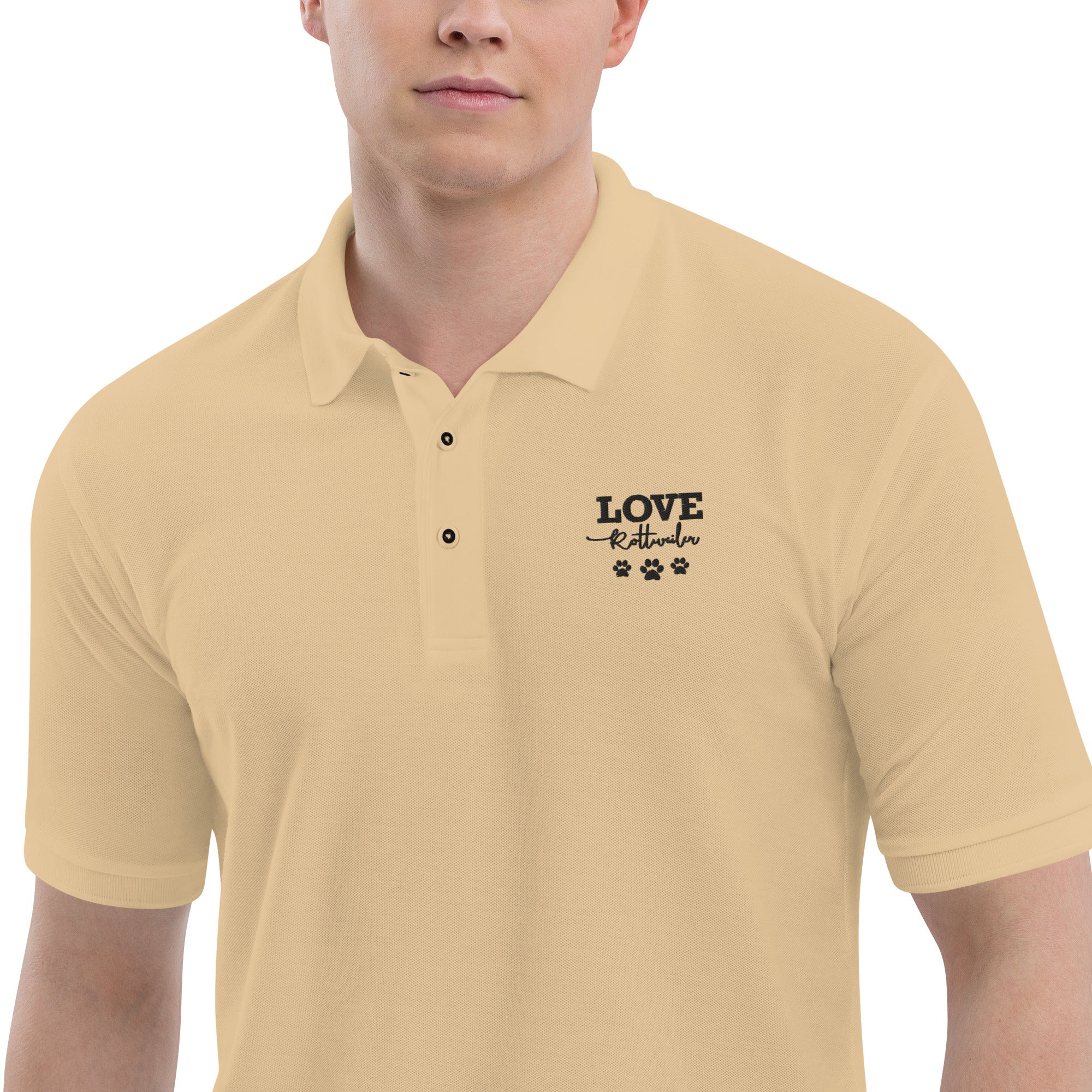 LOVE ROTTWEILER - Men's Premium Polo