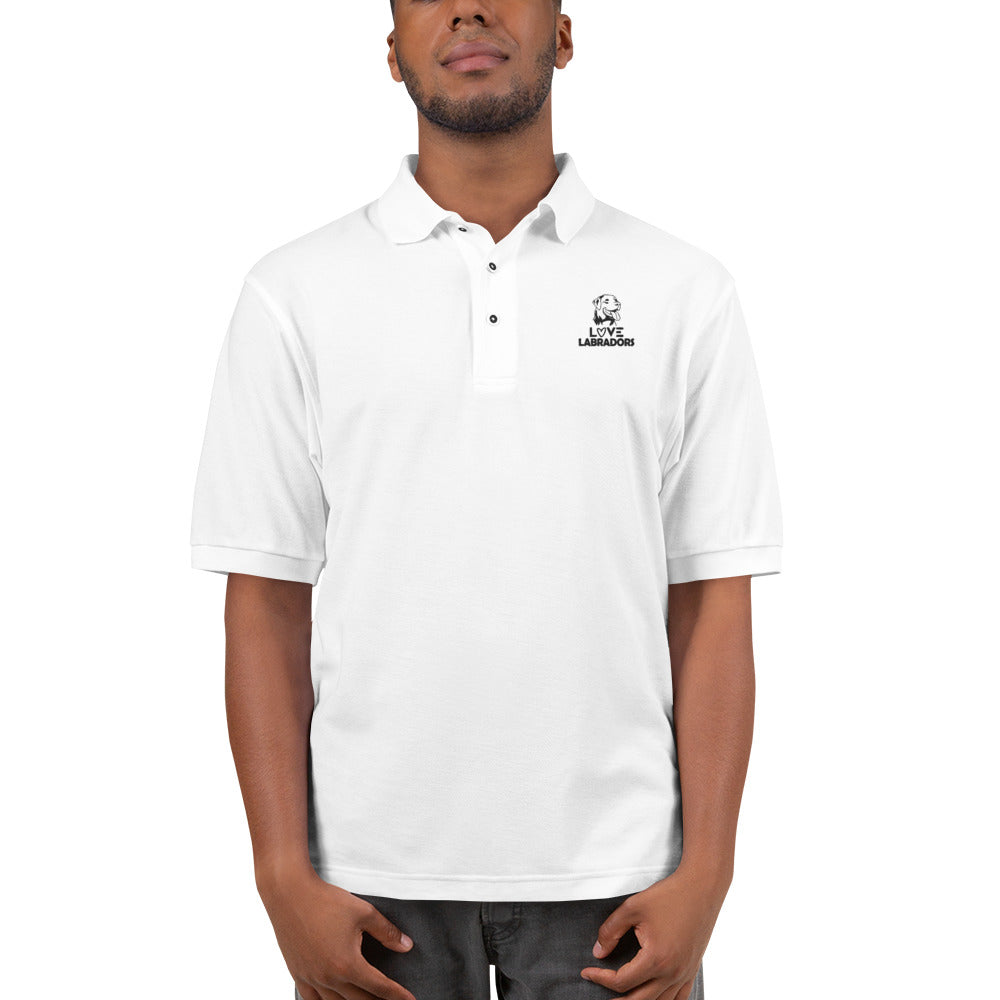 LOVE LABRADORS - Men's Premium Polo