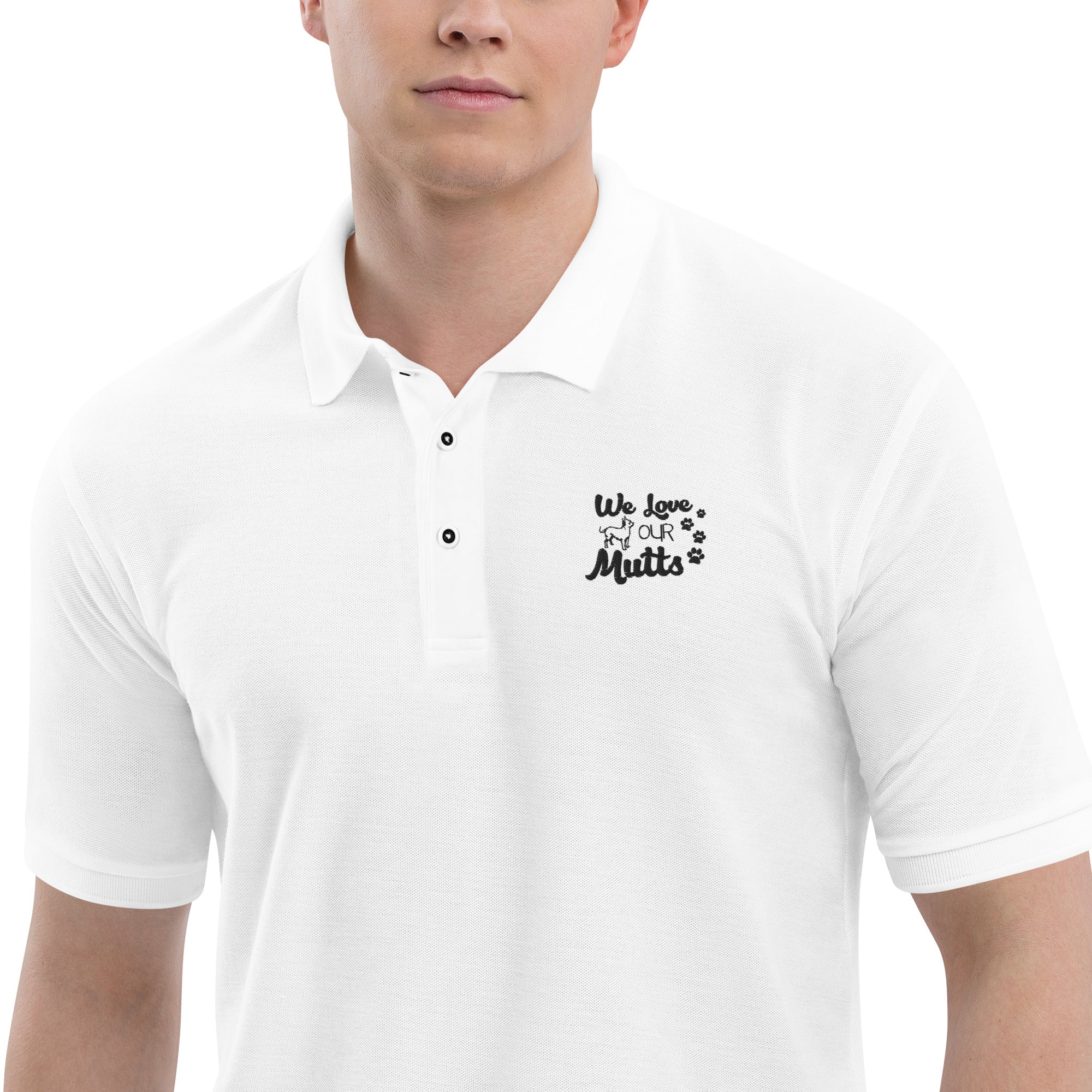 WE LOVE OUR MUTTS - Men's Premium Polo