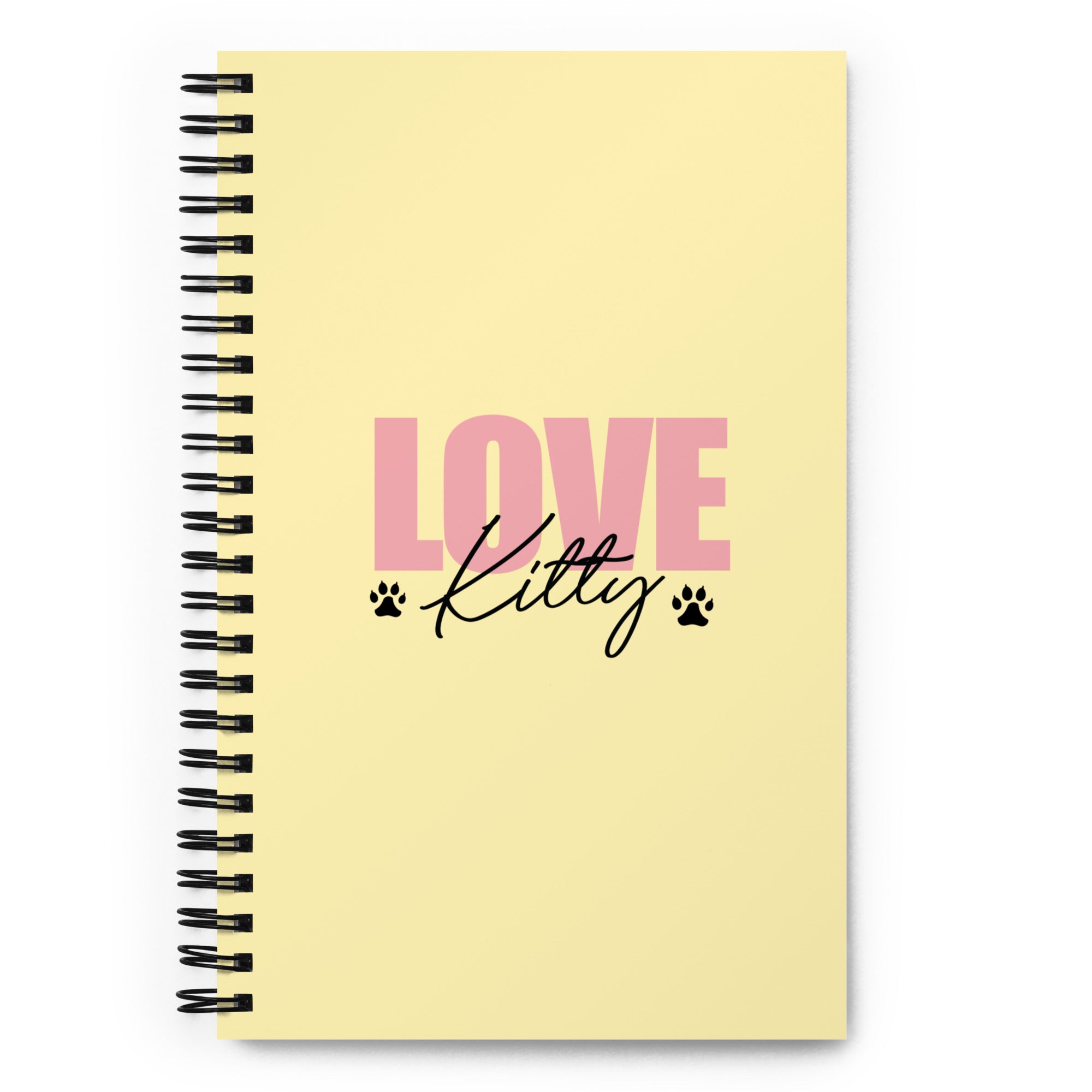 LOVE KITTY - Spiral notebook