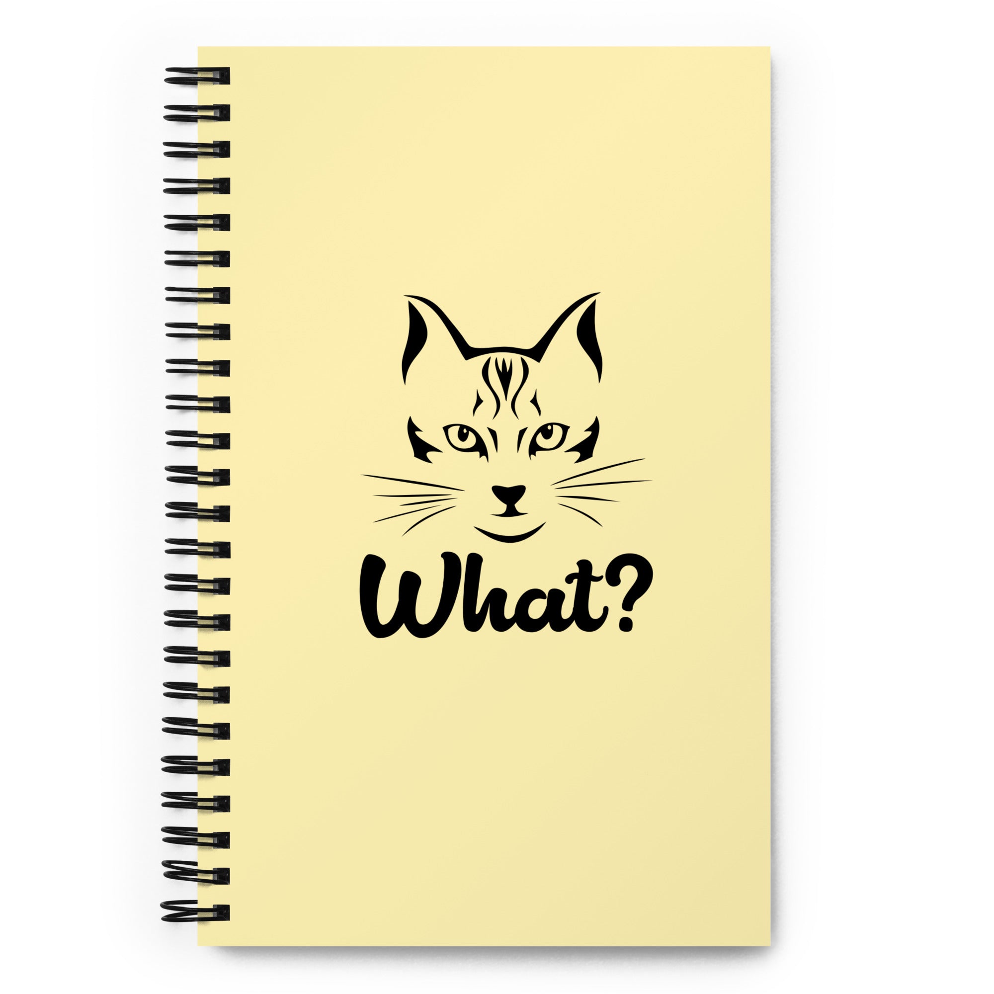 WHAT? - Spiral notebook