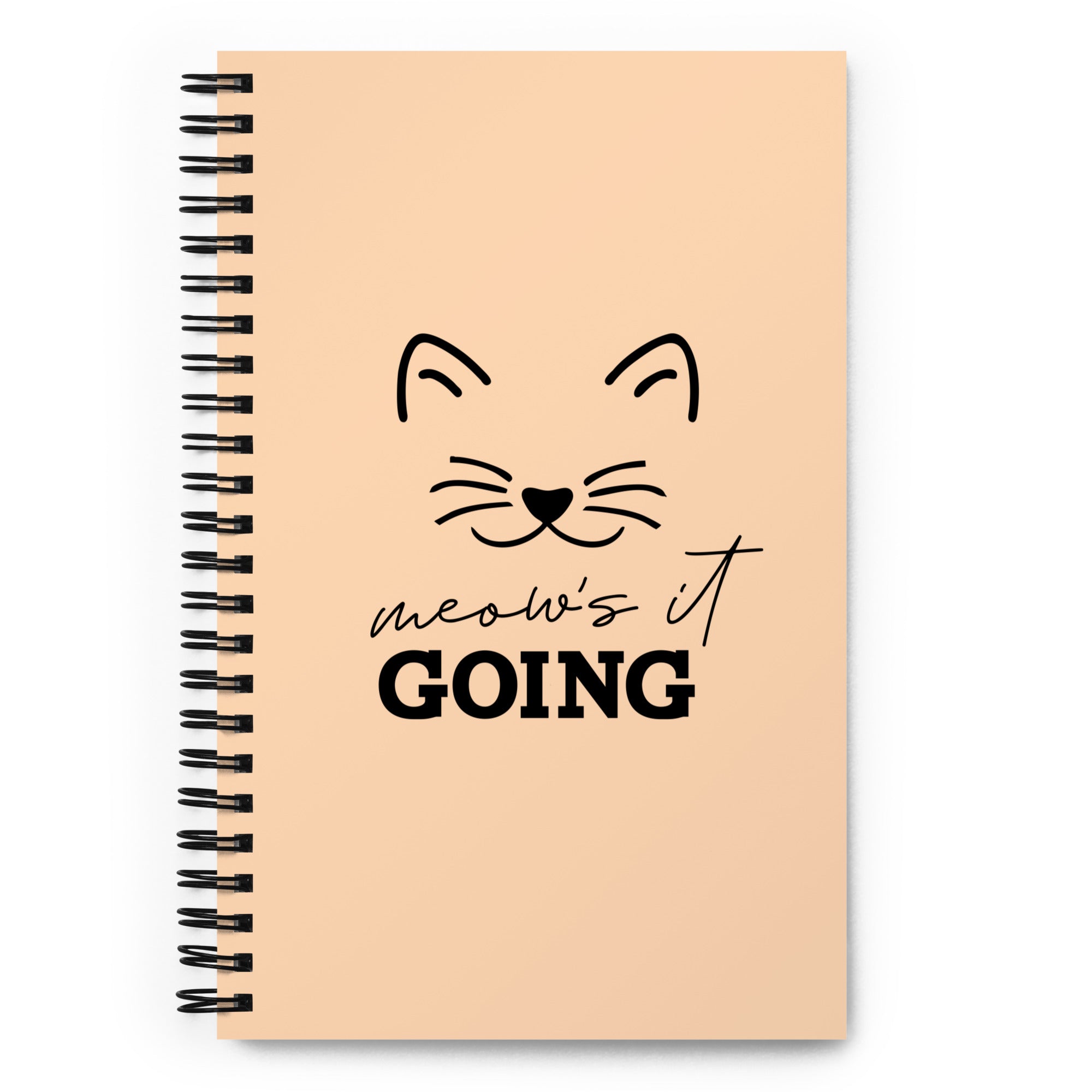 MEOW'S IT GOING - Spiral notebook