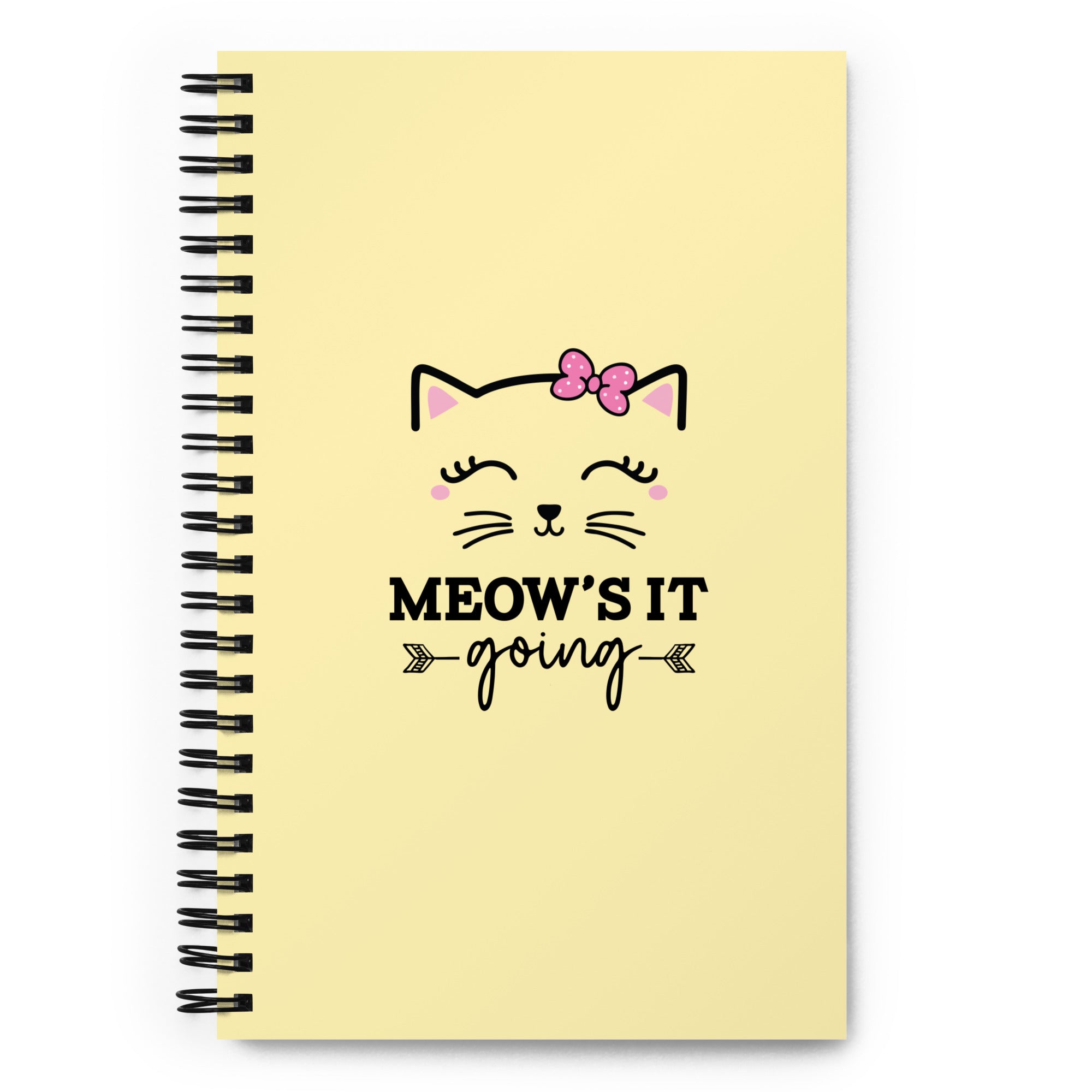 MEOW'S IT GOING - Spiral notebook