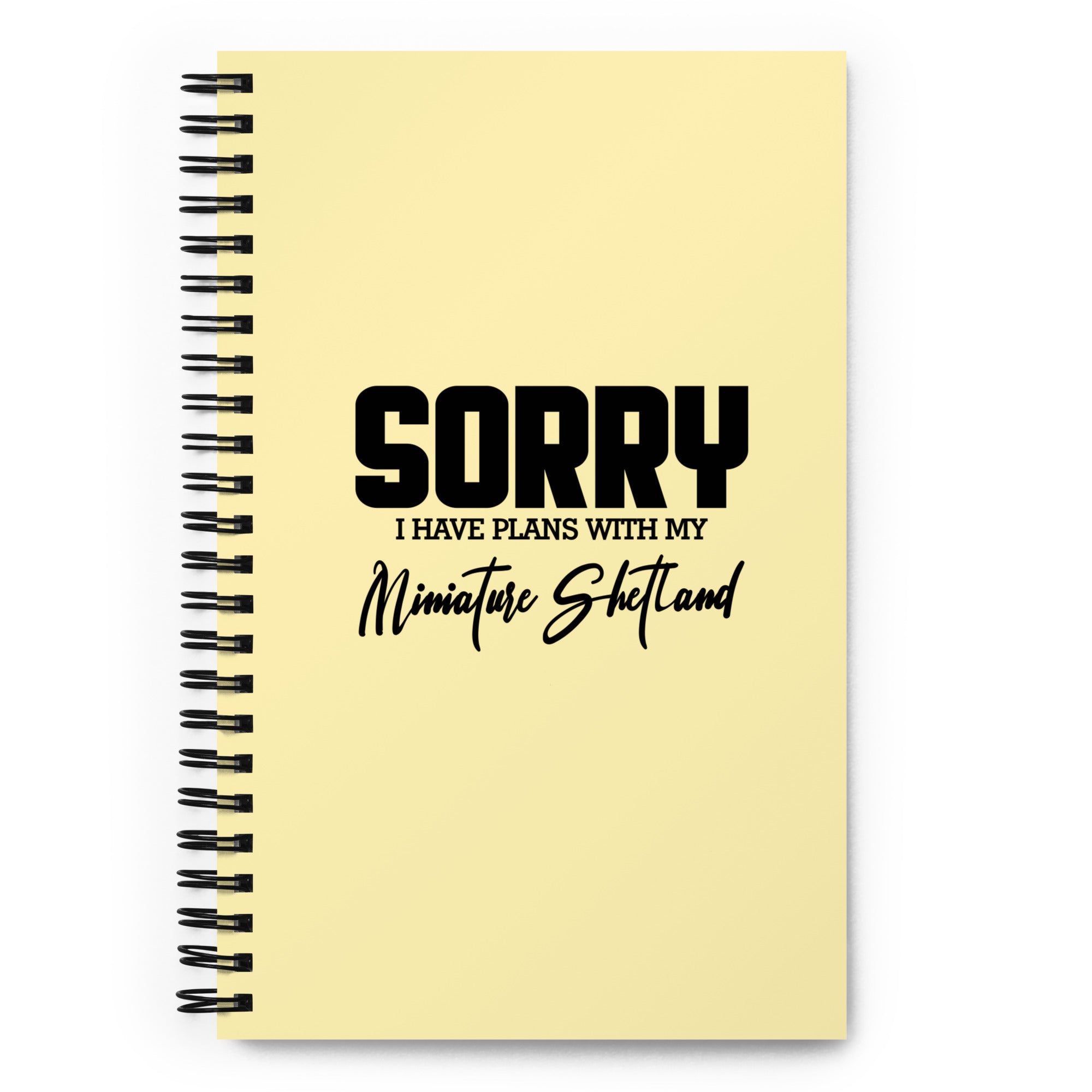 MINIATURE SHETLAND - Spiral notebook