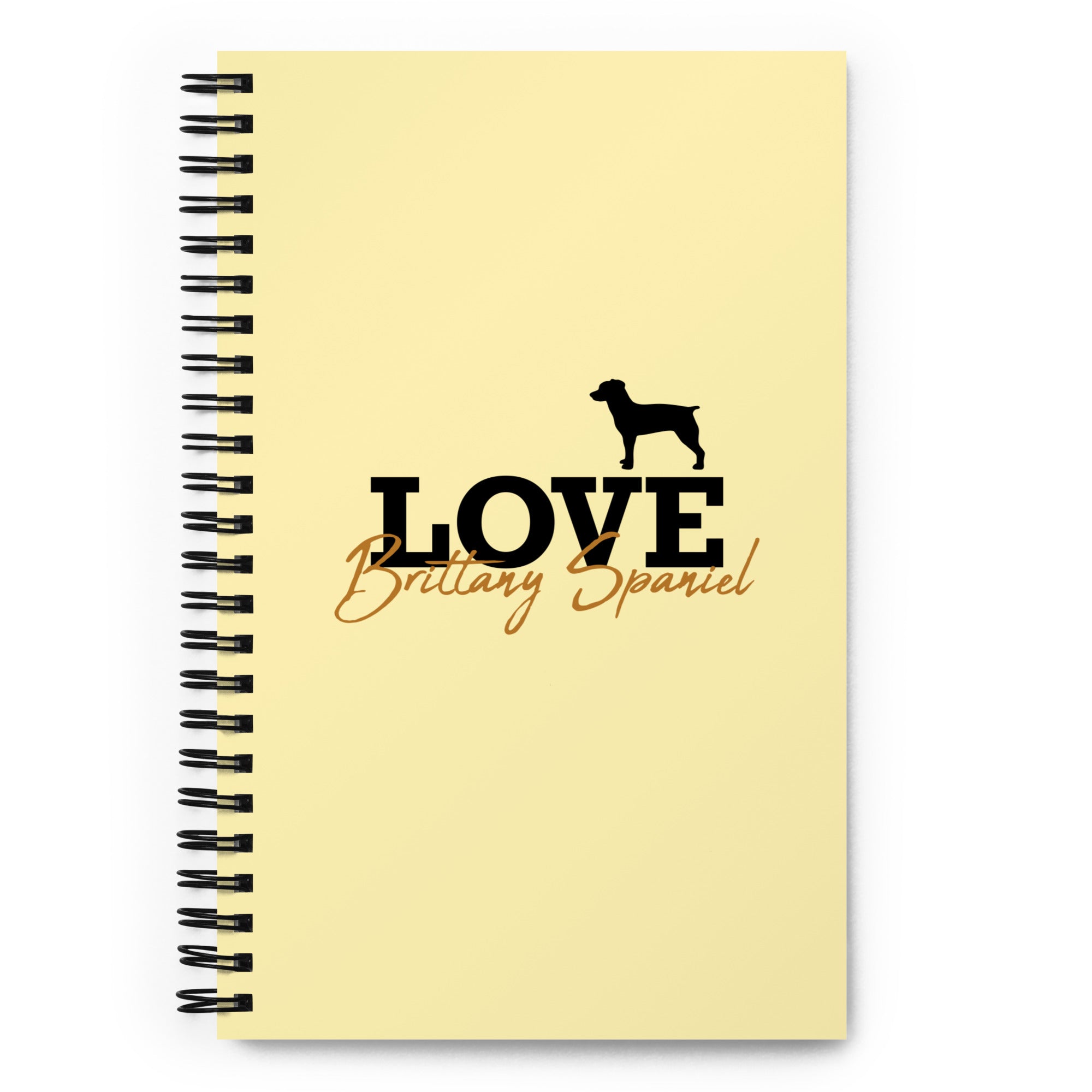 LOVE BRITTANY SPANIEL - Spiral notebook