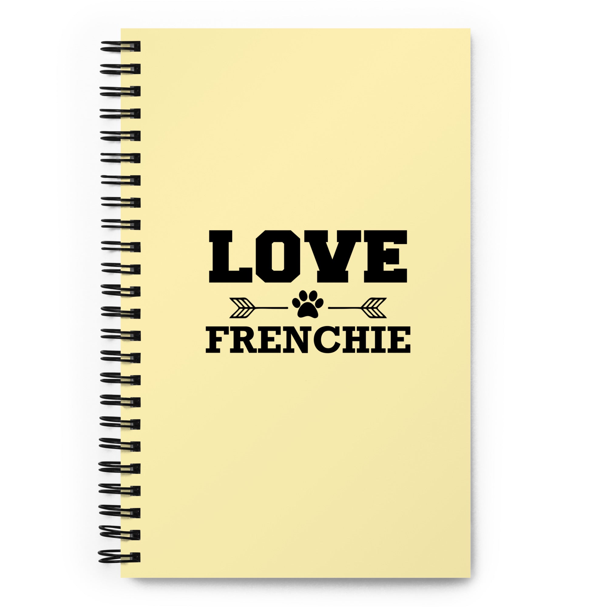 LOVE FRENCHIE - Spiral notebook