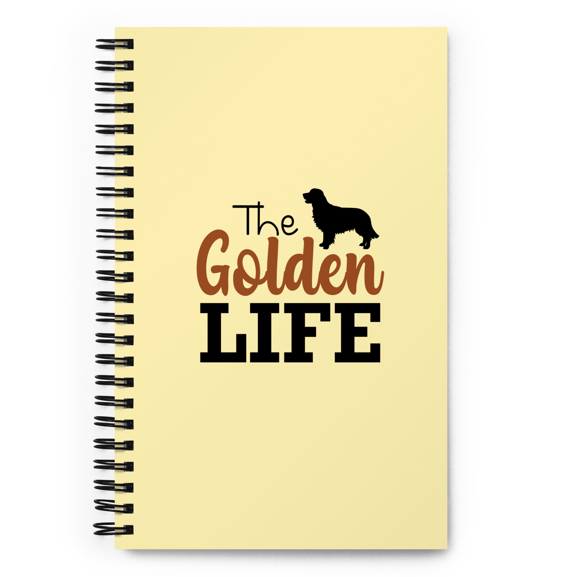 THE GOLDEN LIFE - Spiral notebook