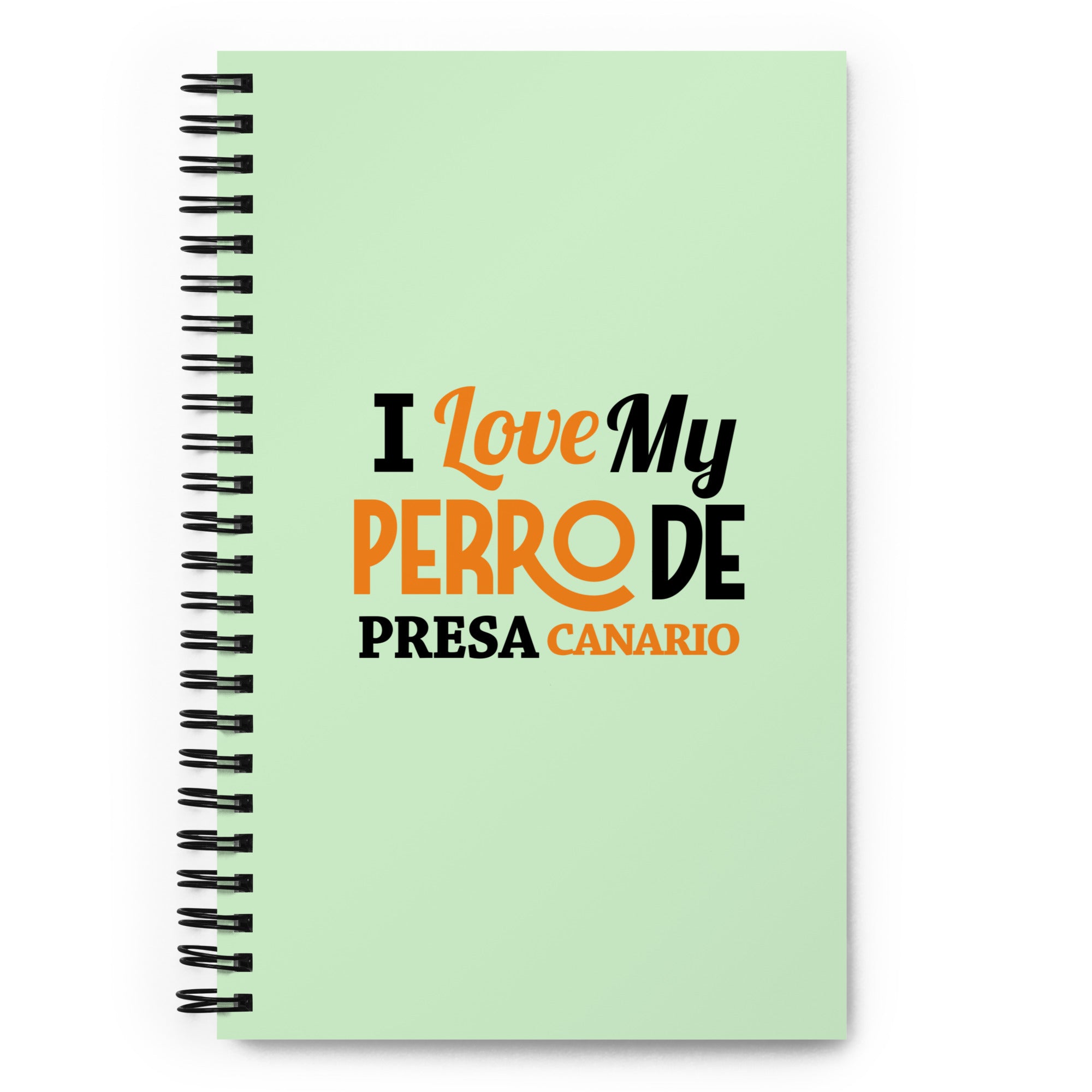 I LOVE MY PERRO - Spiral notebook