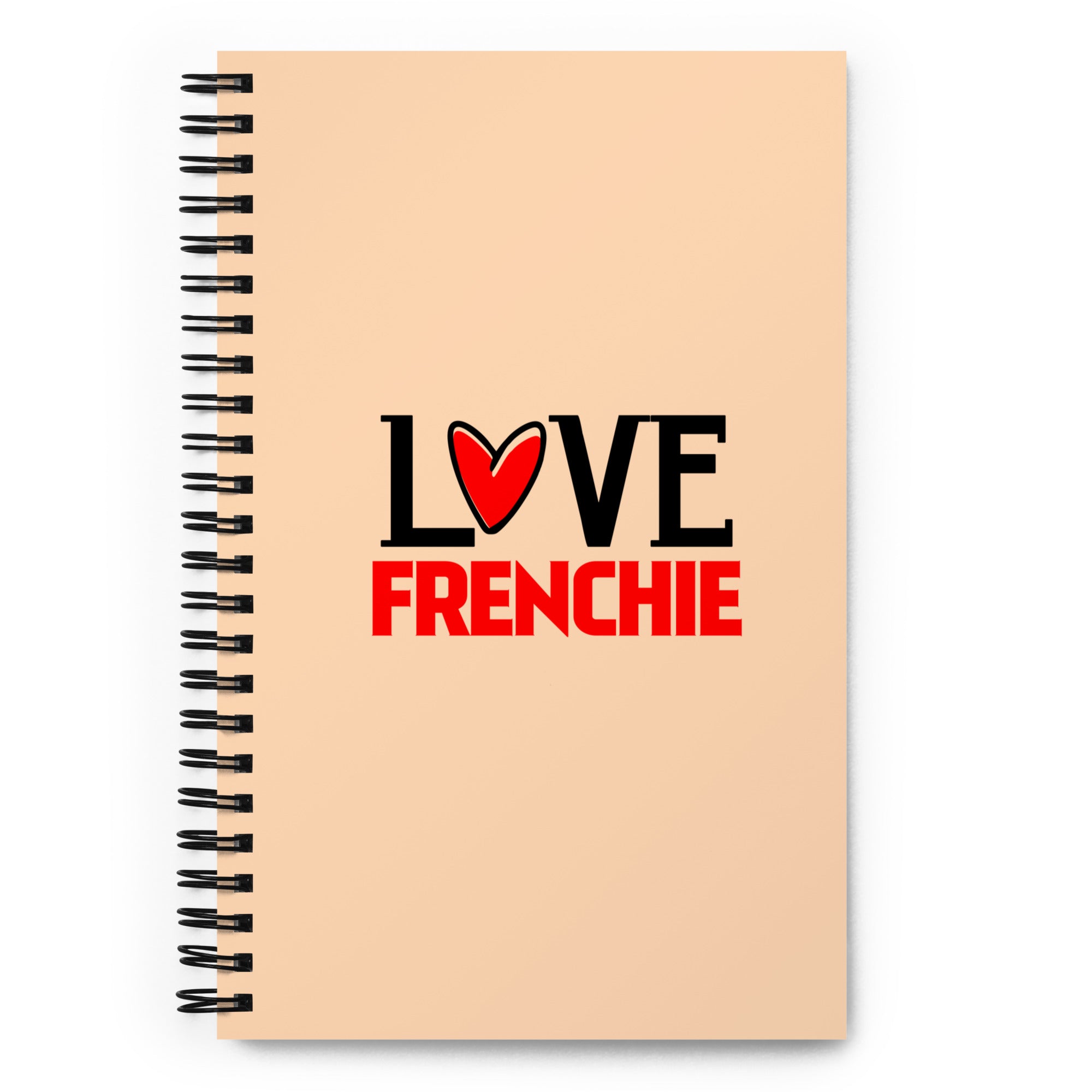 LOVE FRENCHIE - Spiral notebook