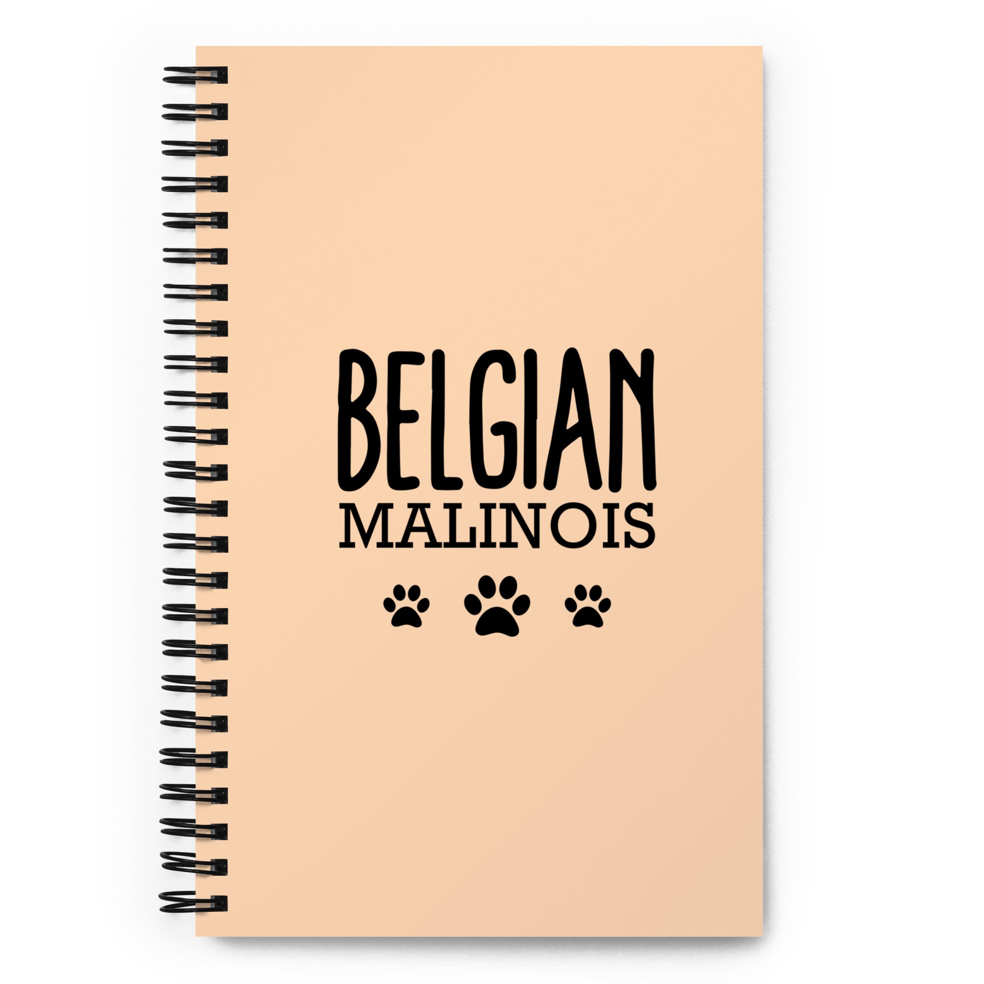 BELGIAN MALINOIS - Spiral notebook