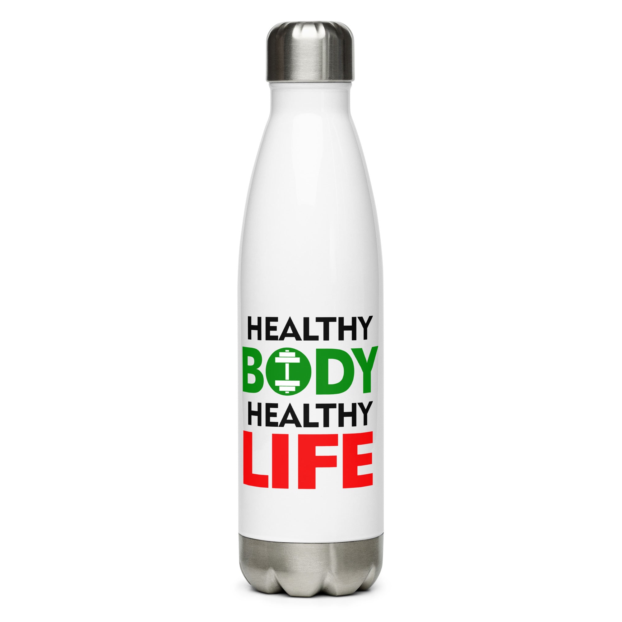 HEALTHY BODY HEALTHY LIFE - Stainless steel water bottle