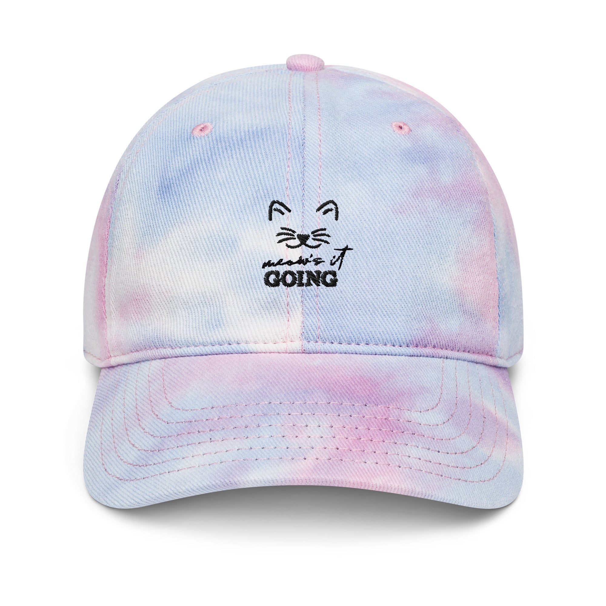 MEOW'S IT GOING - Tie dye hat