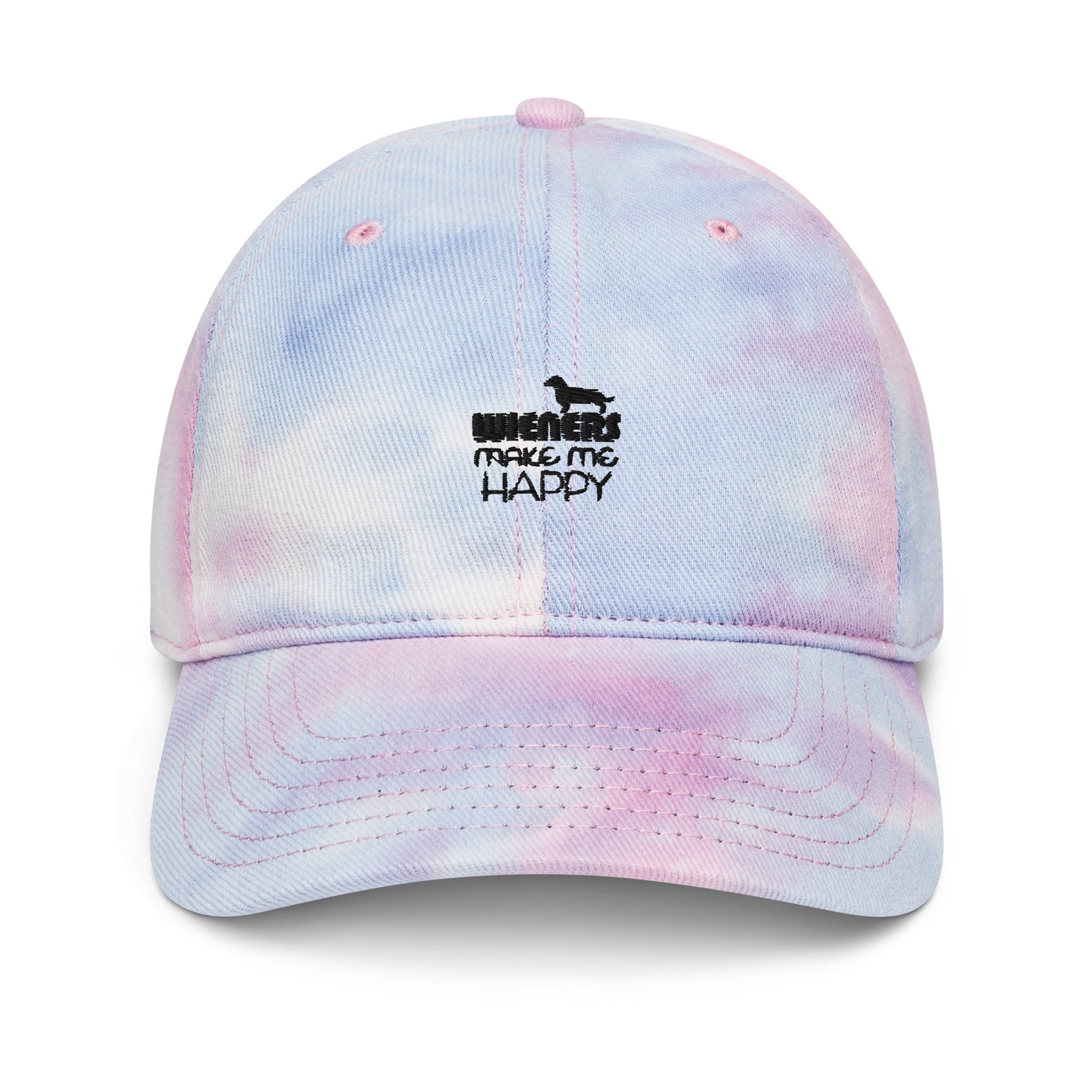 WIENERS MAKE ME HAPPY - Tie dye hat