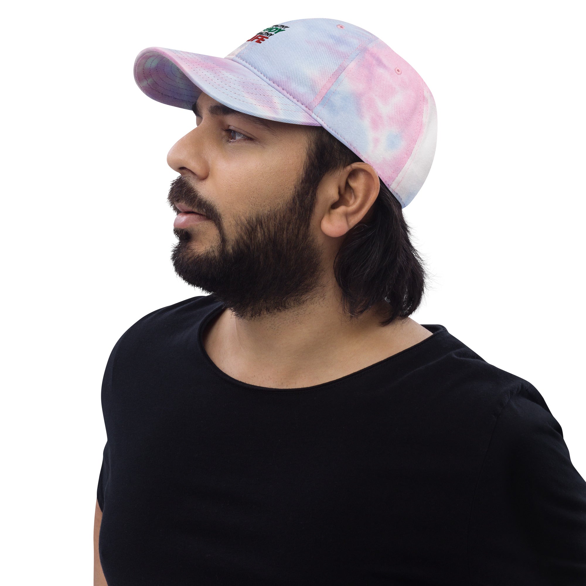 HEALTHY BODY HEALTHY LIFE - Tie dye hat