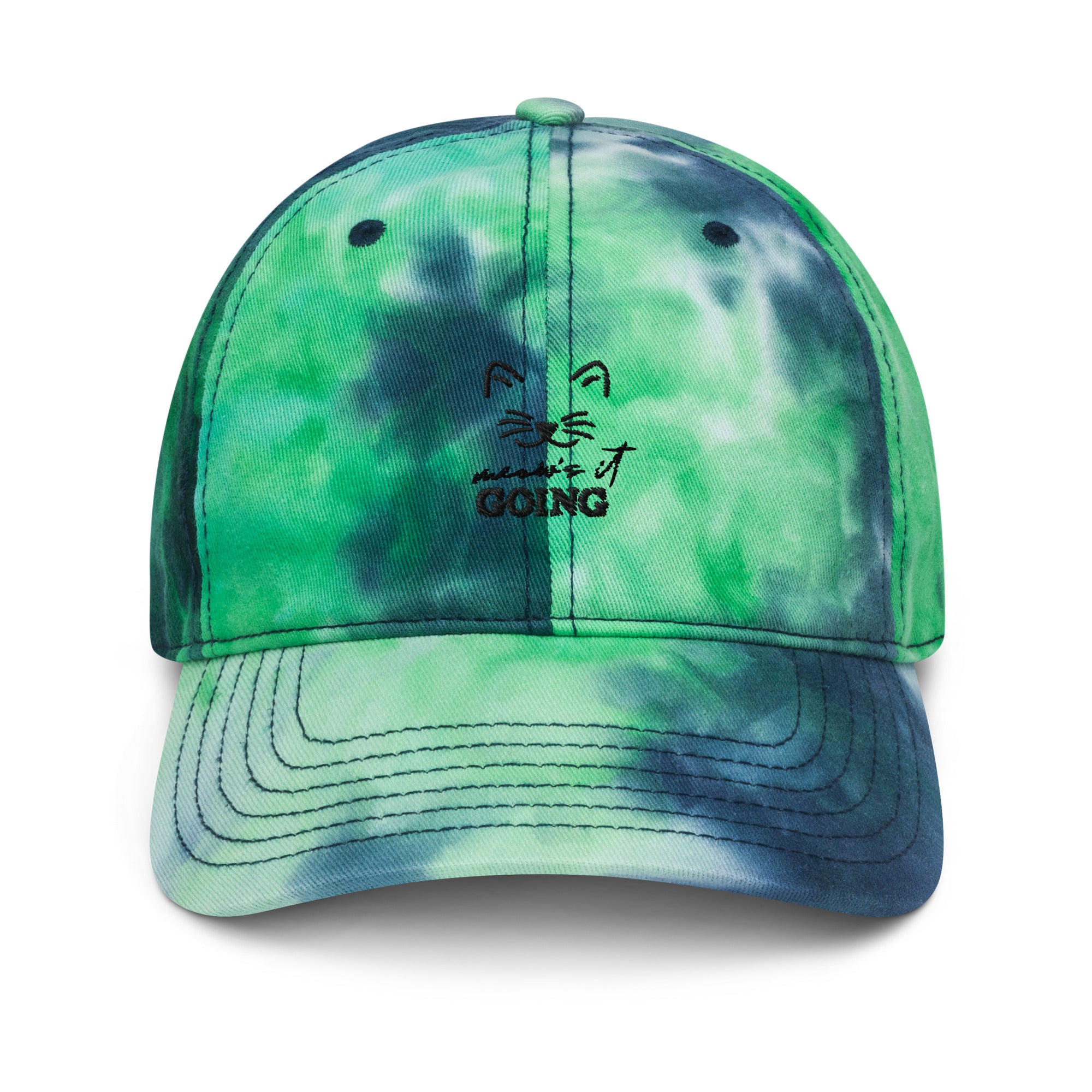 MEOW'S IT GOING - Tie dye hat