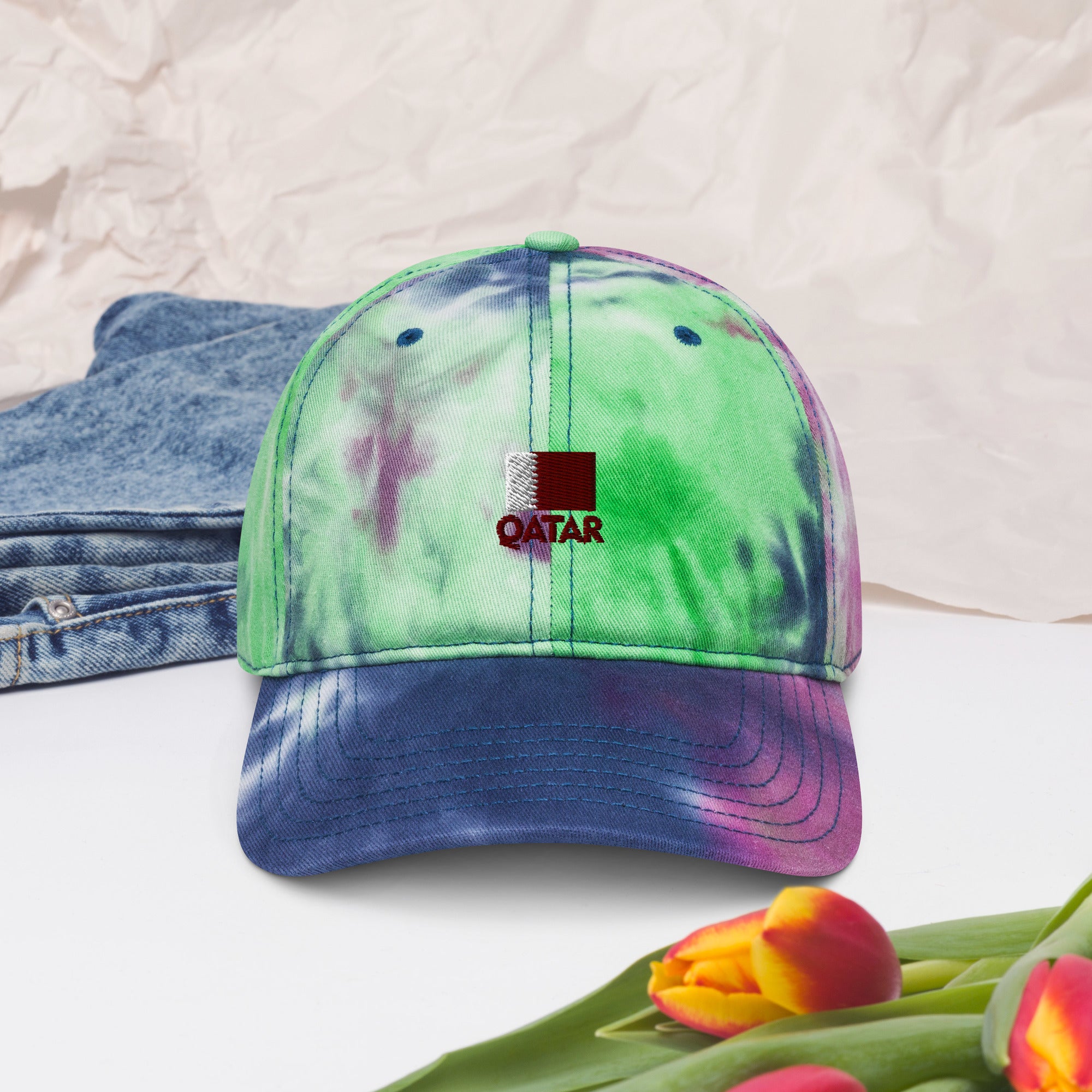 QATAR - Tie dye hat