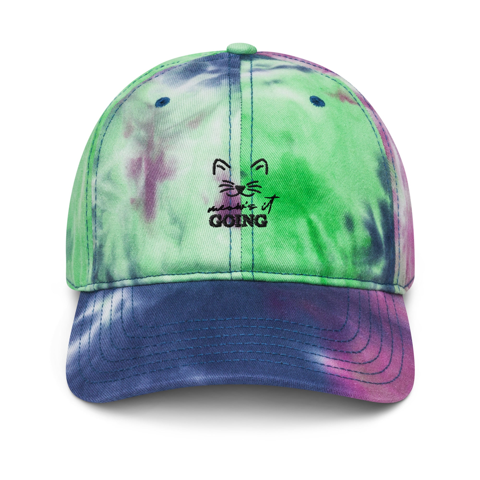 MEOW'S IT GOING - Tie dye hat