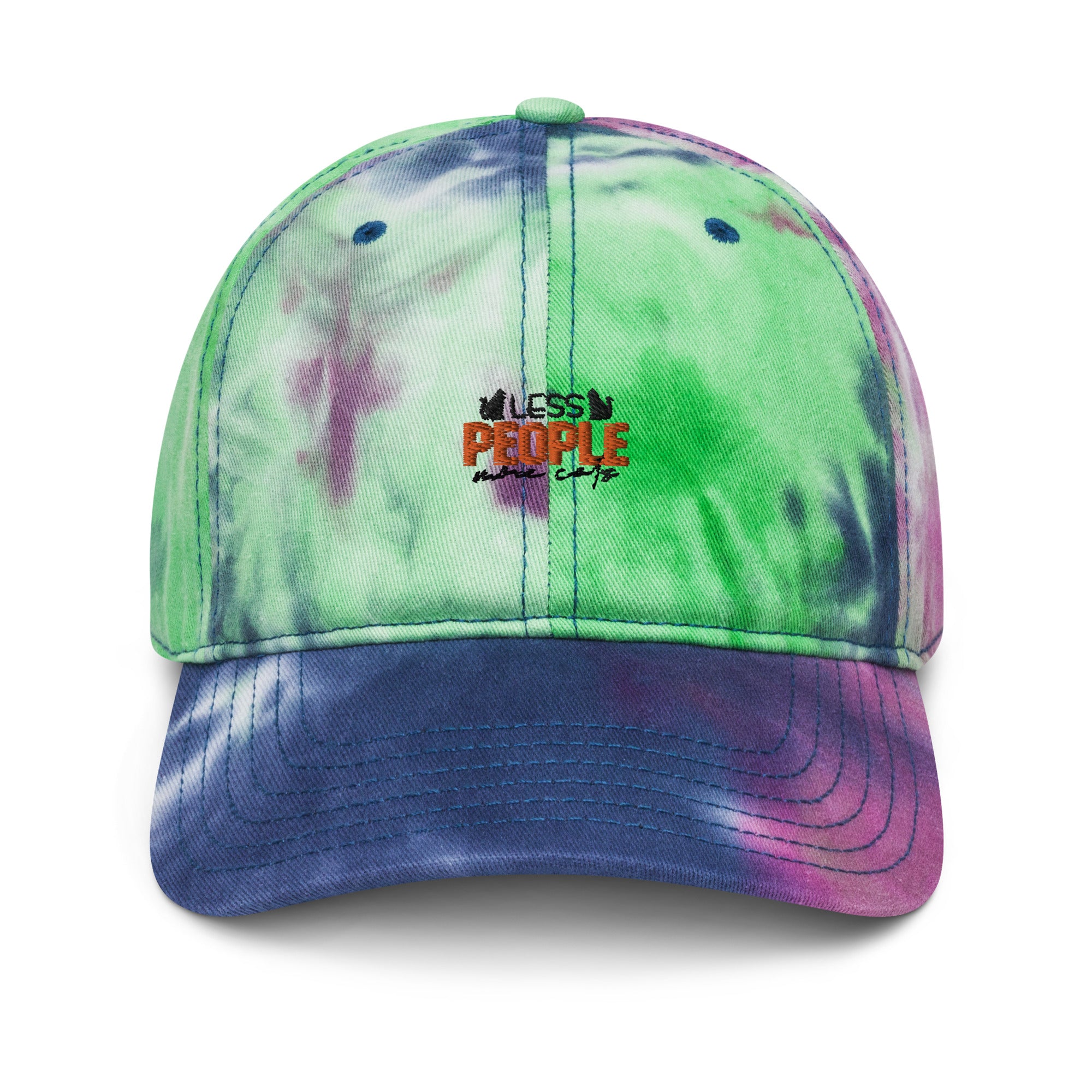 LESS PEOPLE MORE CATS - Tie dye hat