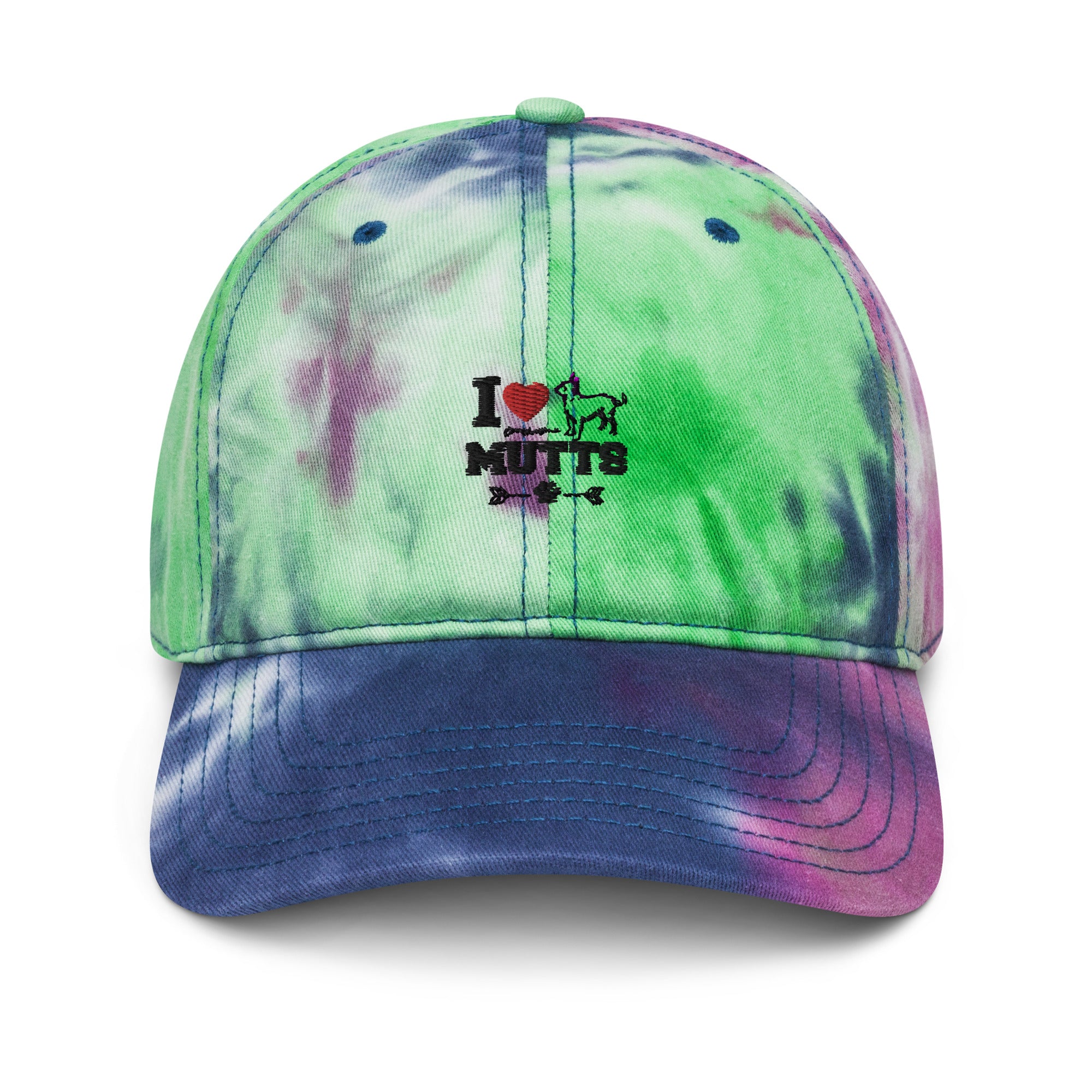 I LOVE OUR MUTTS - Tie dye hat