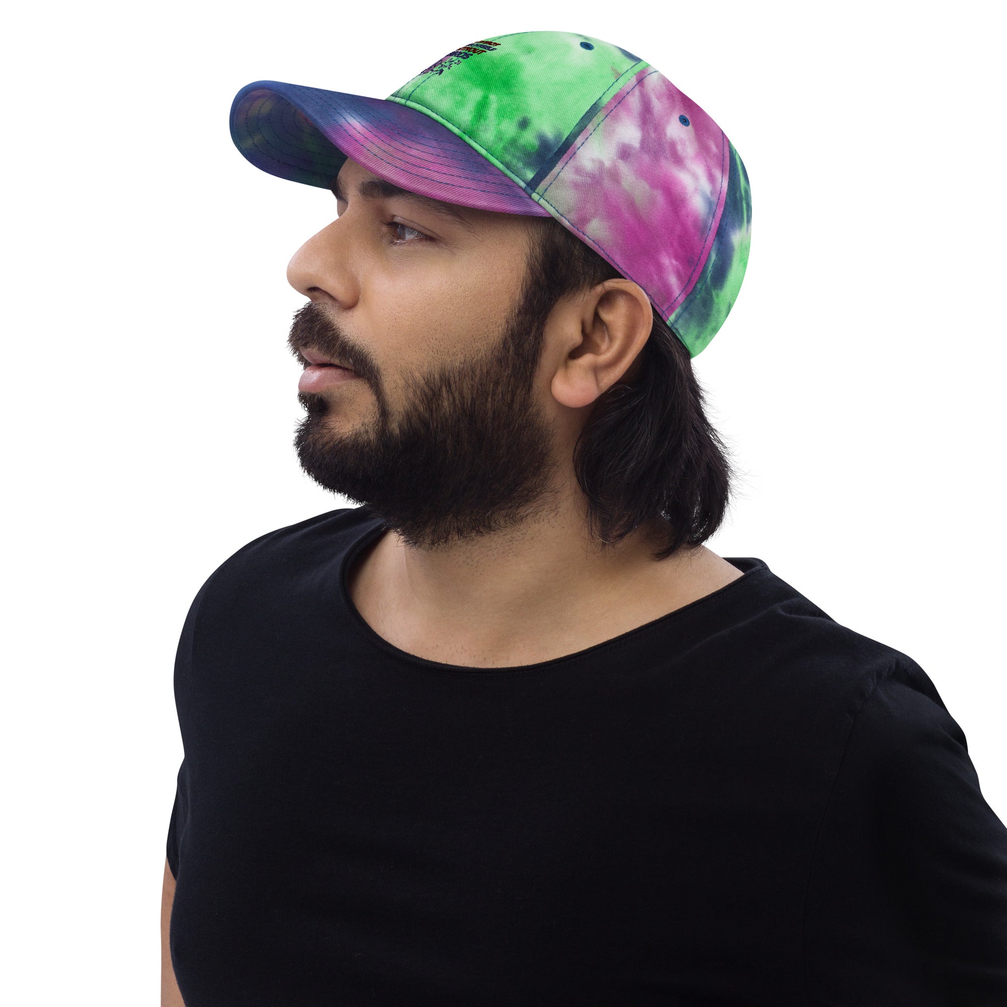 I CANNOT THINK MYSELF WITHOUT BIRDS - Tie dye hat