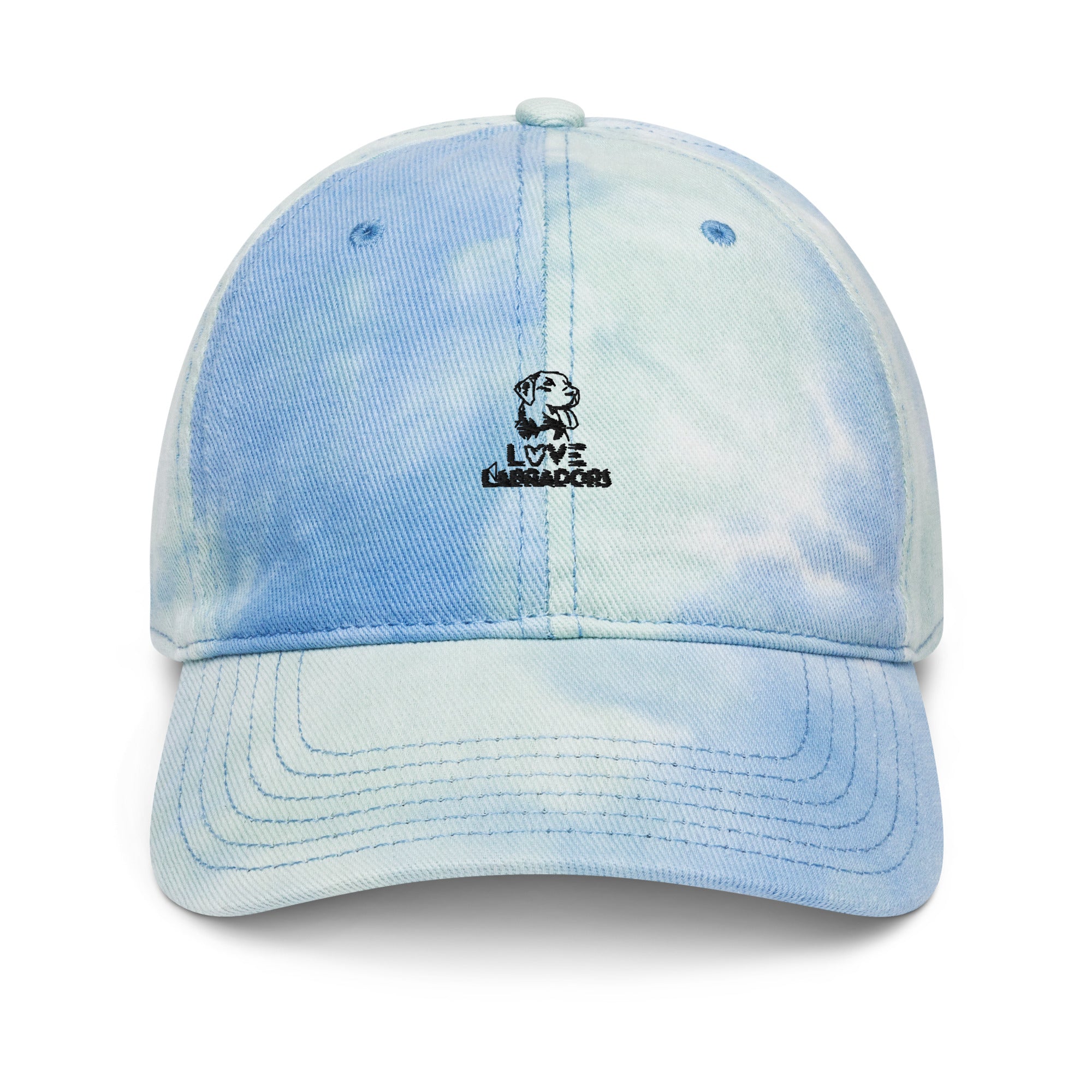 LOVE LABRADORS - Tie dye hat