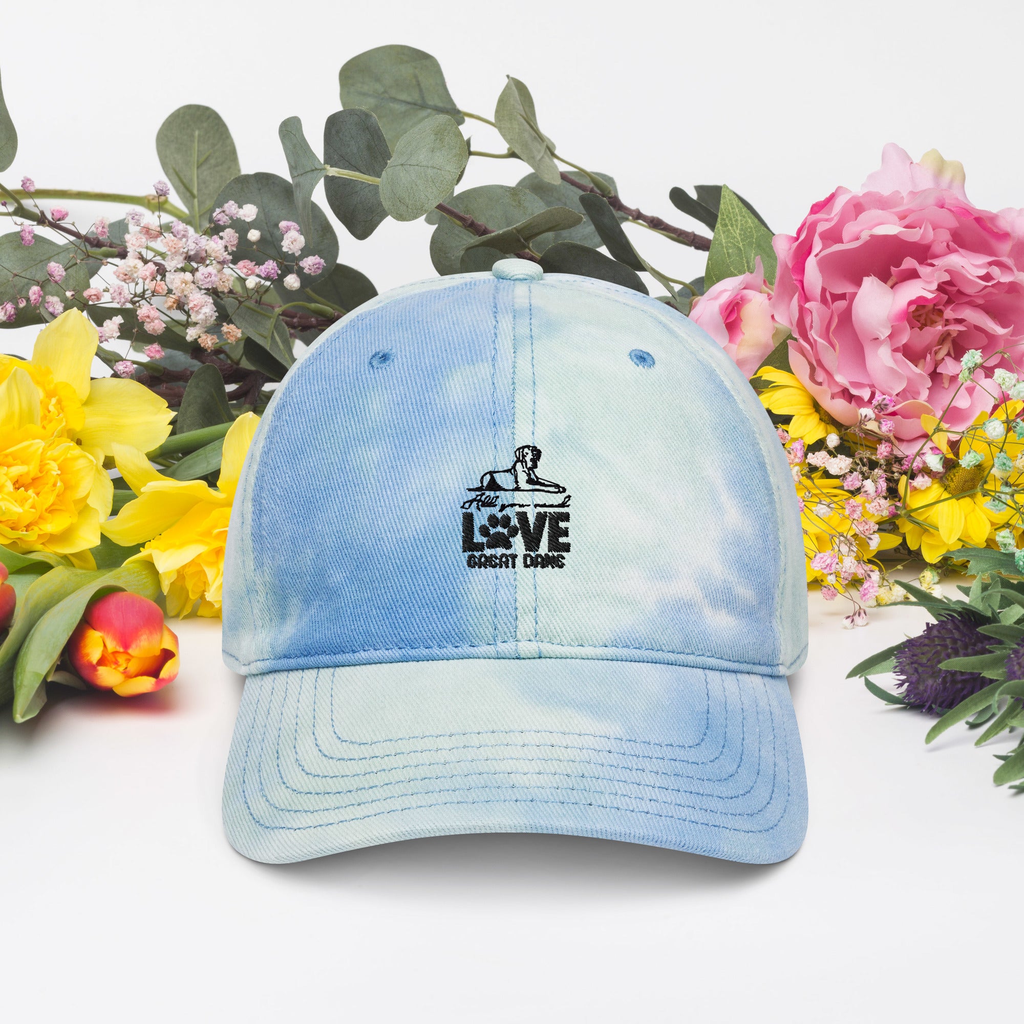 ALL YOU NEED LOVE GREAT DANE - Tie dye hat