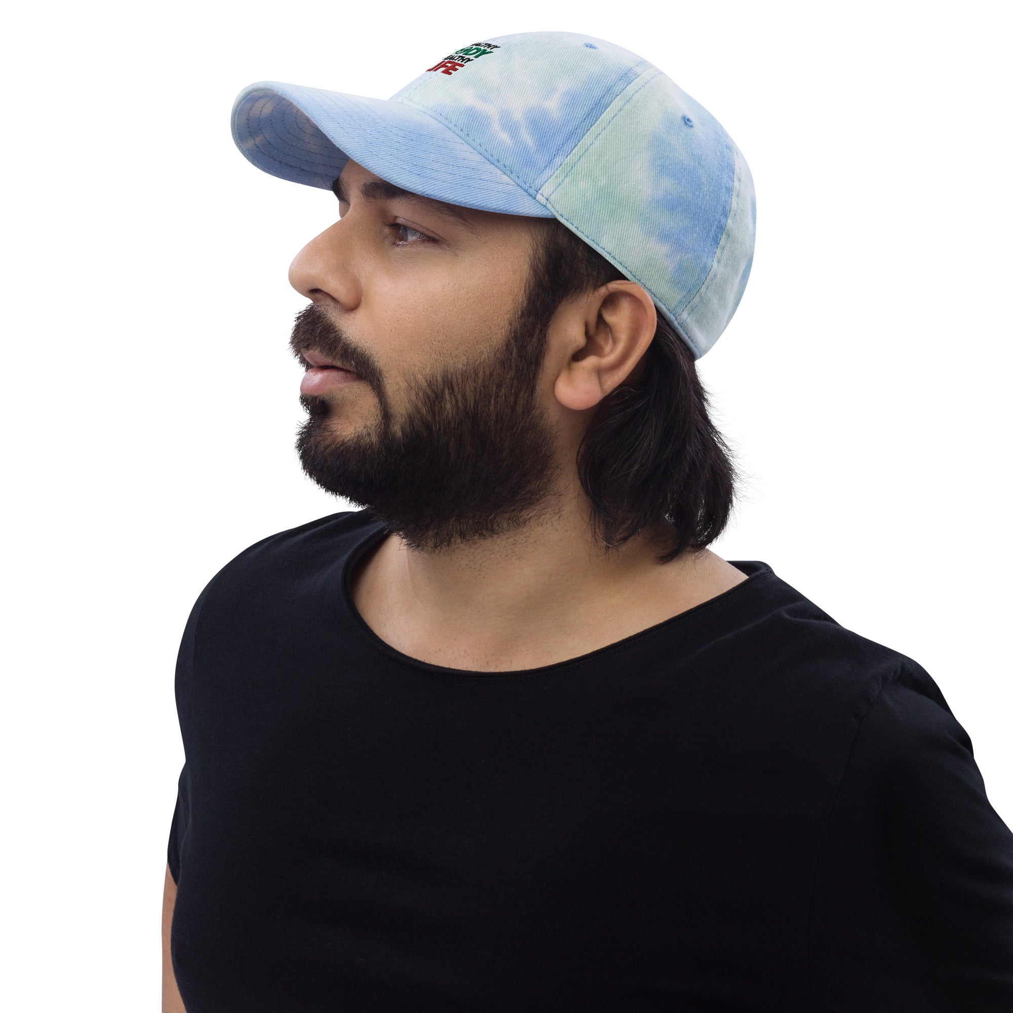 HEALTHY BODY HEALTHY LIFE - Tie dye hat