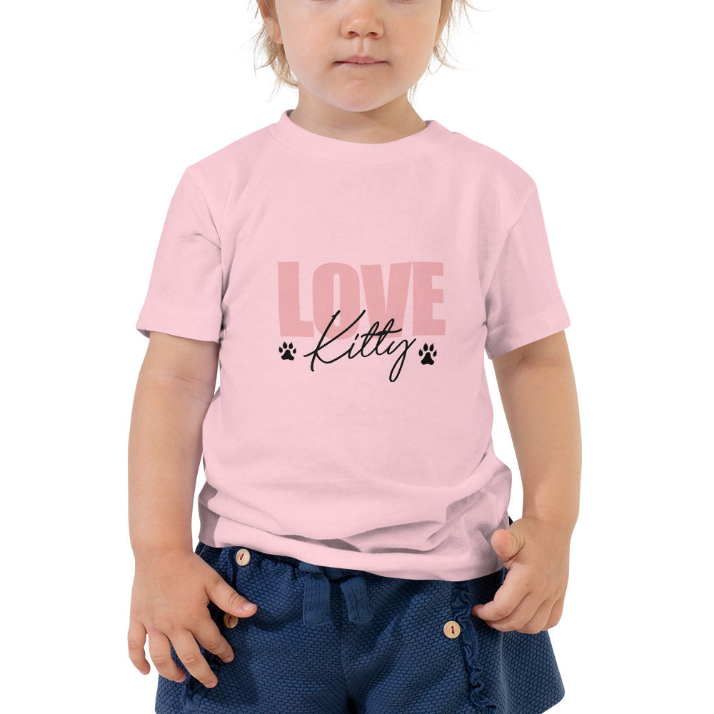 LOVE KITTY - Toddler Short Sleeve Tee