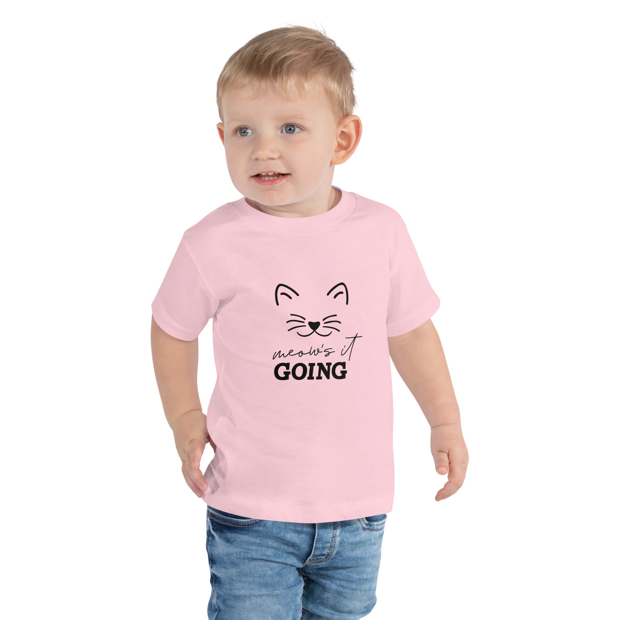 MEOW'S IT GOING - Toddler Short Sleeve Tee