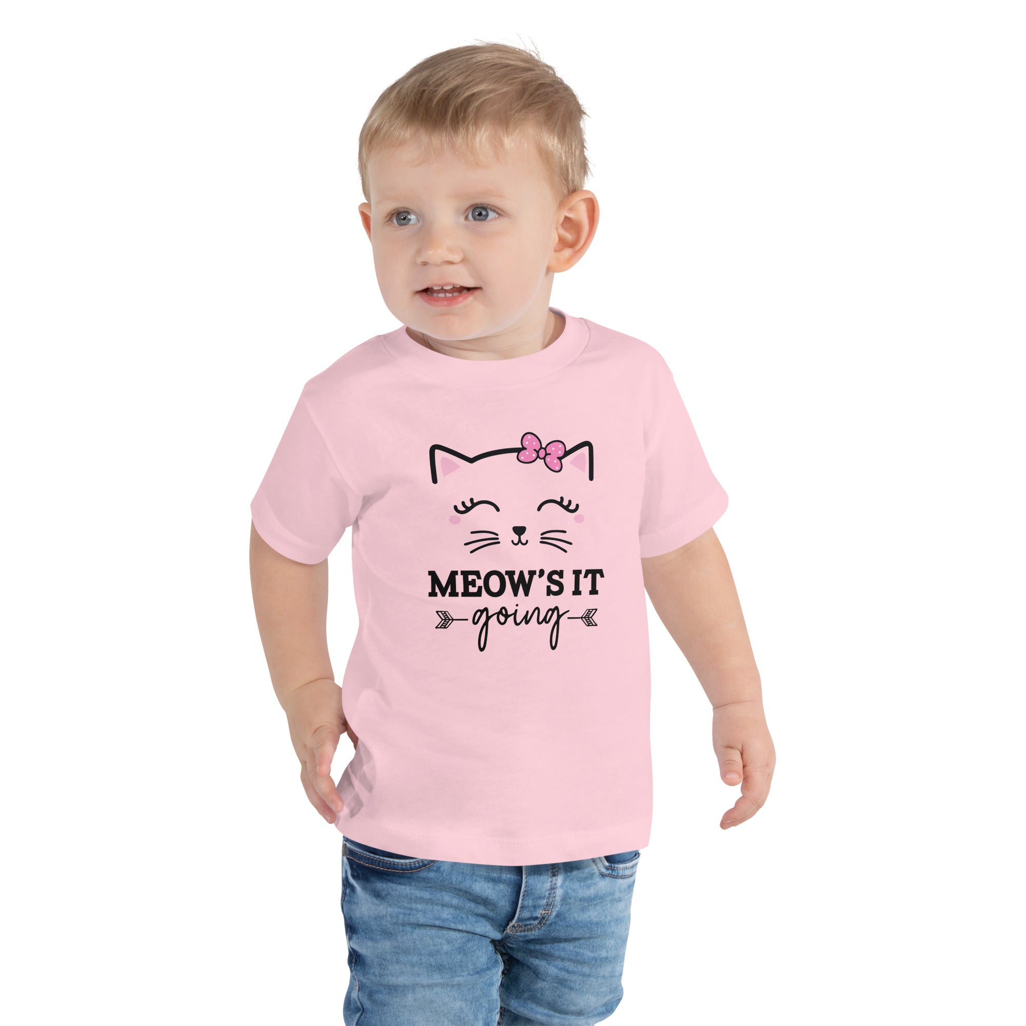 MEOW'S IT GOING - Toddler Short Sleeve Tee