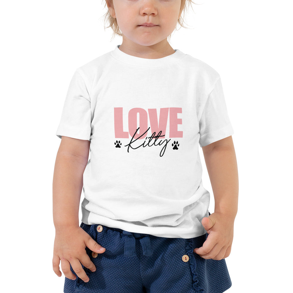 LOVE KITTY - Toddler Short Sleeve Tee