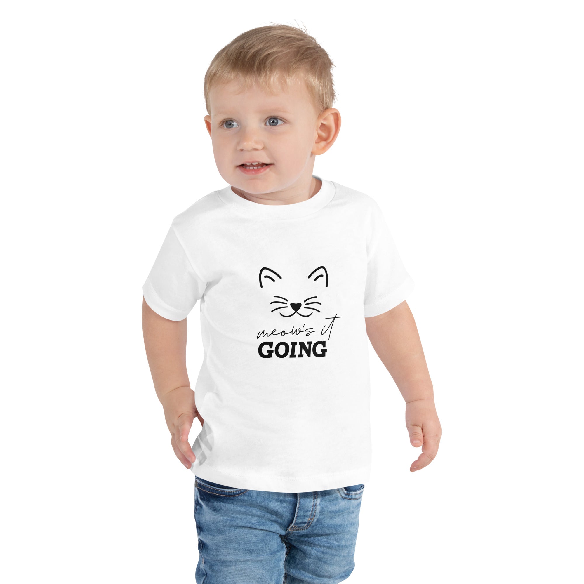 MEOW'S IT GOING - Toddler Short Sleeve Tee