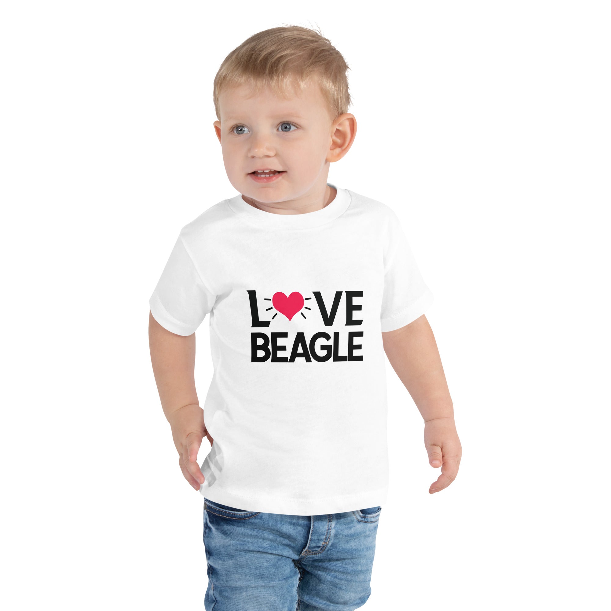 LOVE BEAGLE - Toddler Short Sleeve Tee